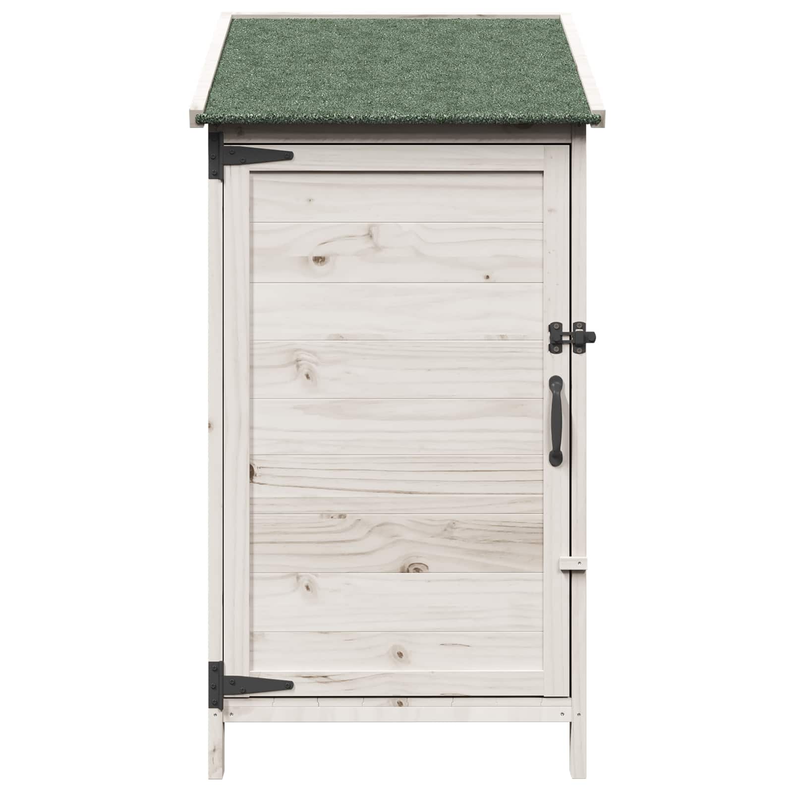 Capanno da Giardino con tetto Bianco 59 x 56 x 113,5 cm