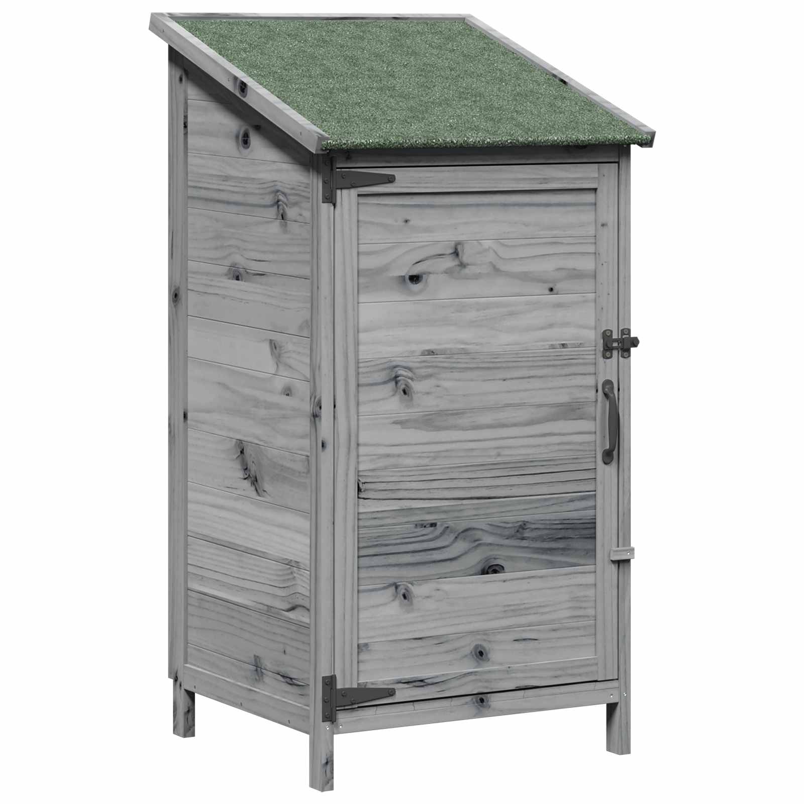 Capanno da Giardino con tetto Grigio 59 x 56 x 113,5 cm