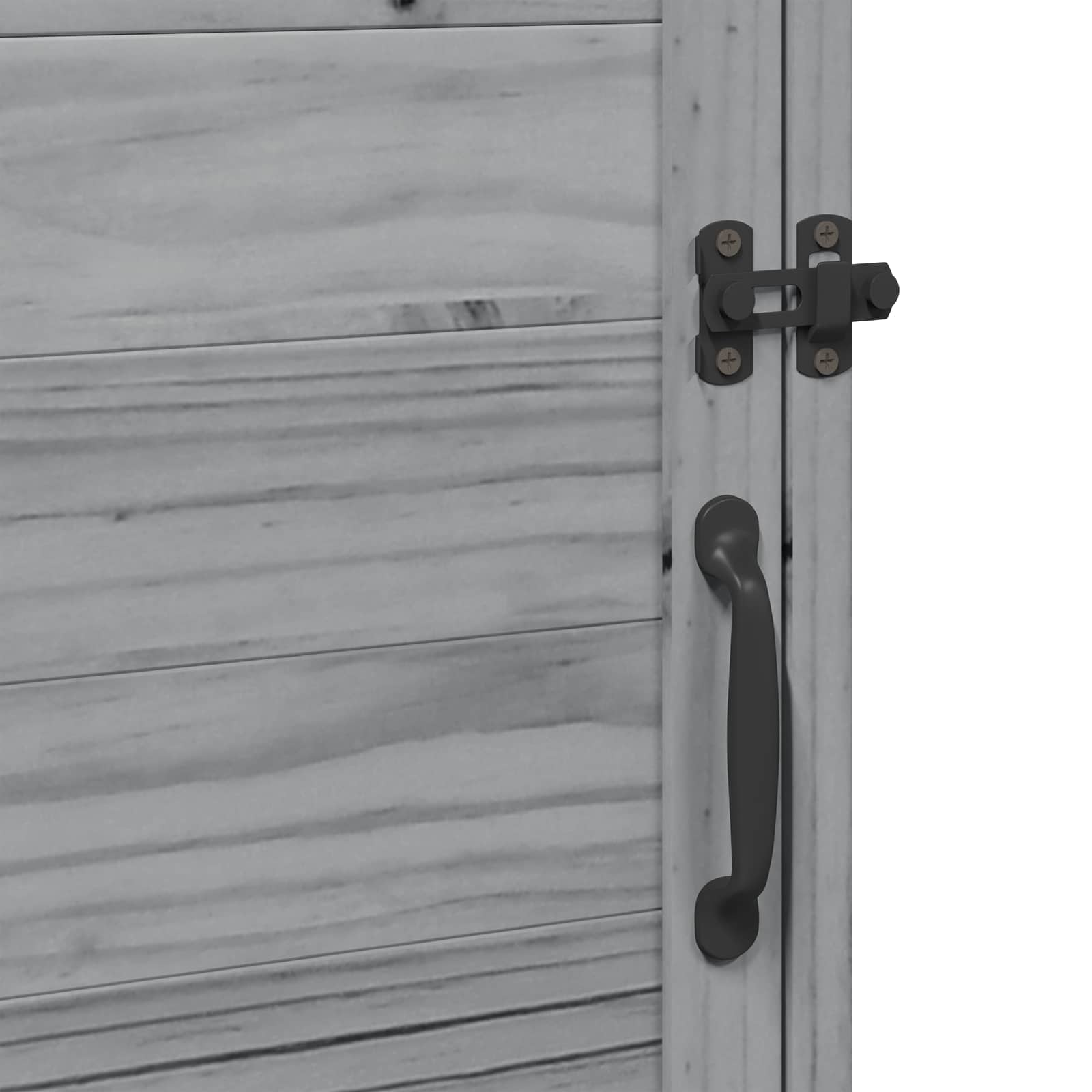 Capanno da Giardino con tetto Grigio 59 x 56 x 113,5 cm