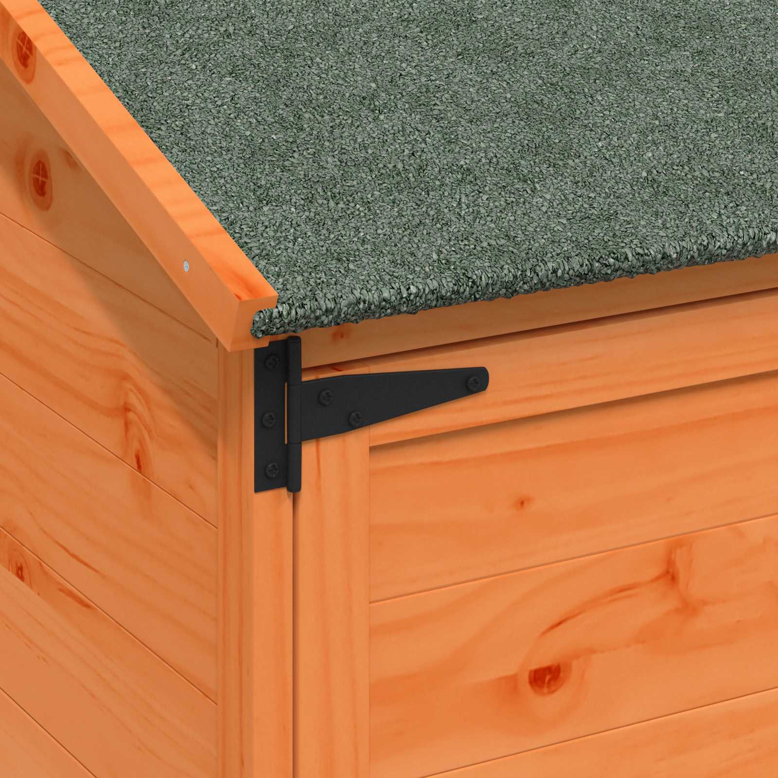Capanno da Giardino con tetto Marrone 59 x 56 x 113,5 cm