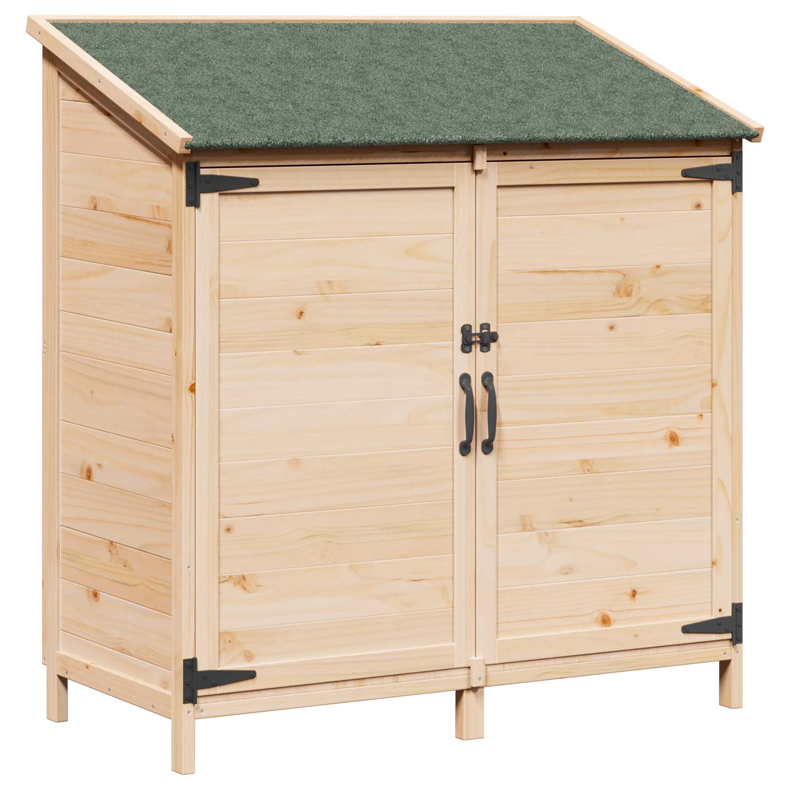 Capanno da Giardino con tetto Naturale 106,5 x 56 x 113,5 cm