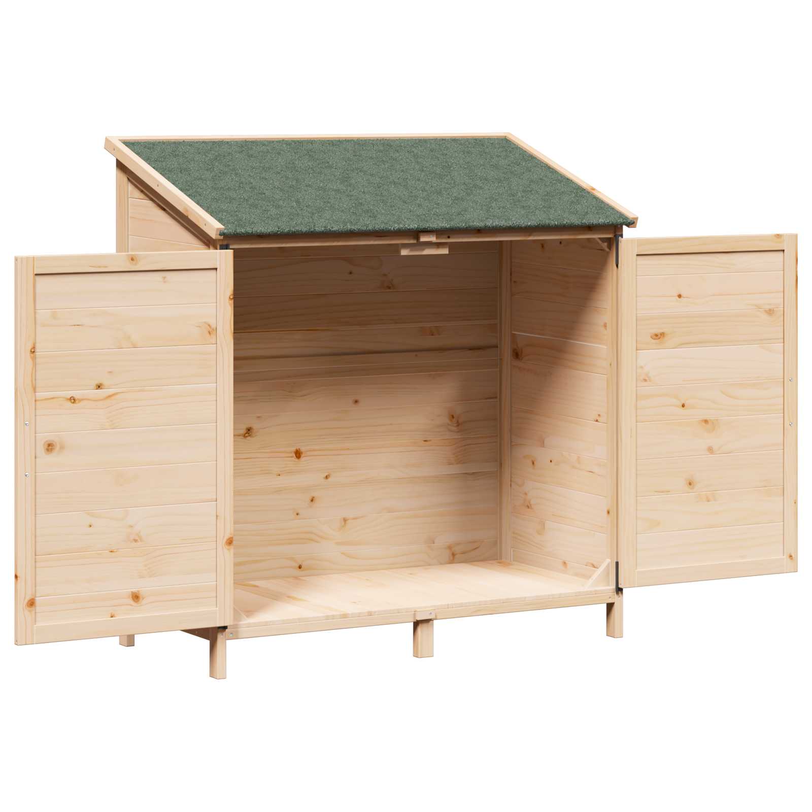 Capanno da Giardino con tetto Naturale 106,5 x 56 x 113,5 cm