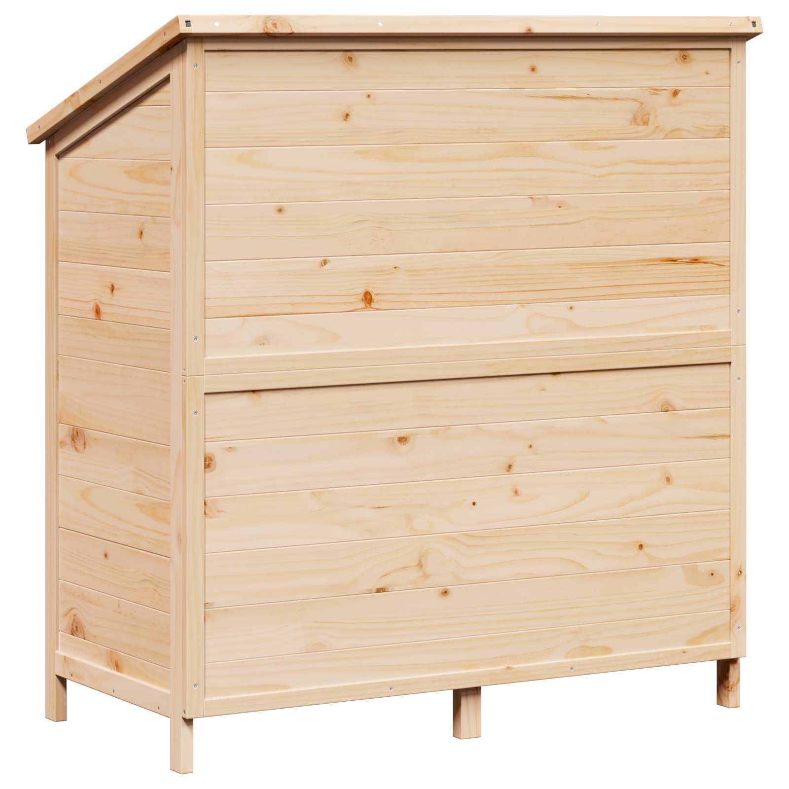 Capanno da Giardino con tetto Naturale 106,5 x 56 x 113,5 cm