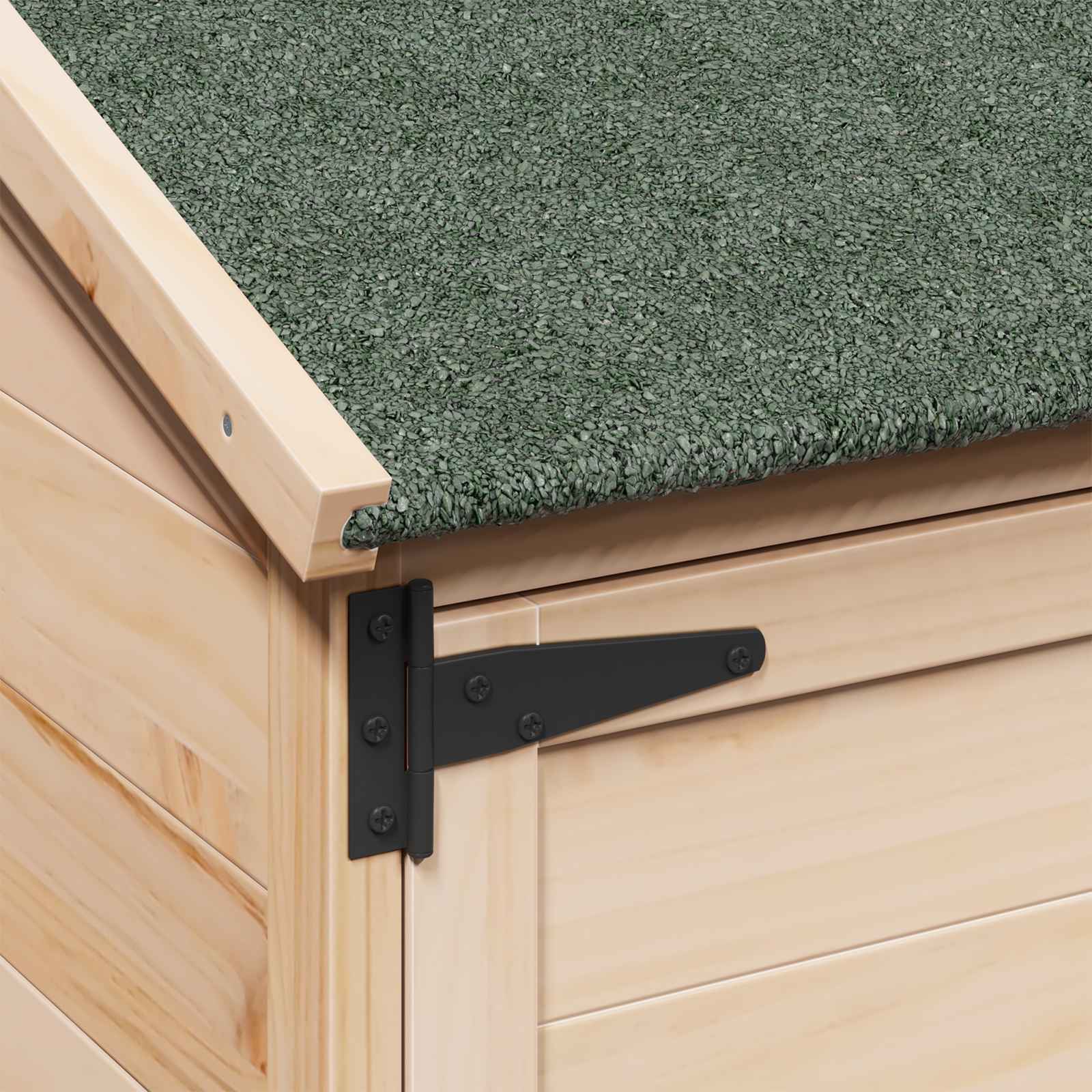 Capanno da Giardino con tetto Naturale 106,5 x 56 x 113,5 cm