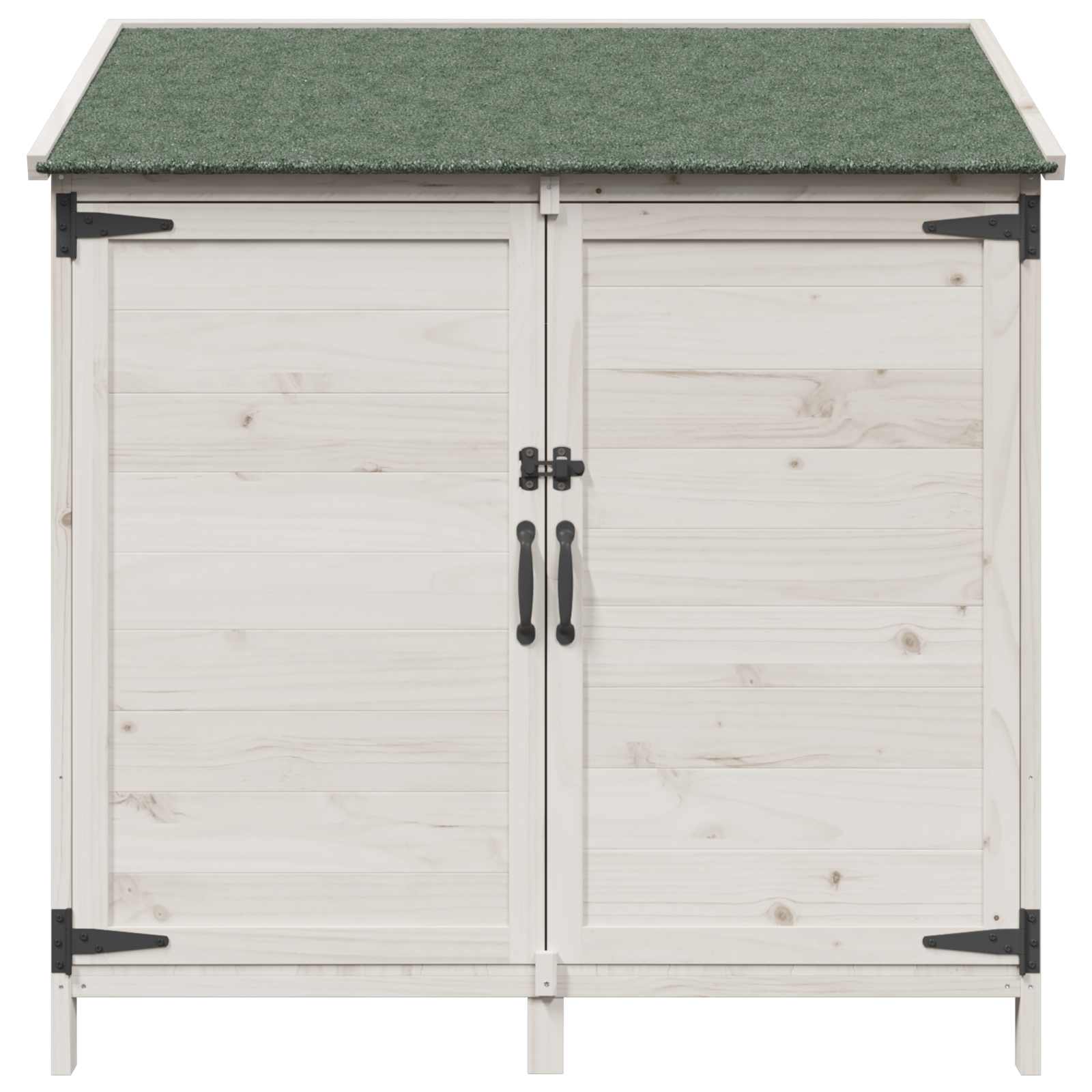 Capanno da Giardino con tetto Bianco 106,5 x 56 x 113,5 cm