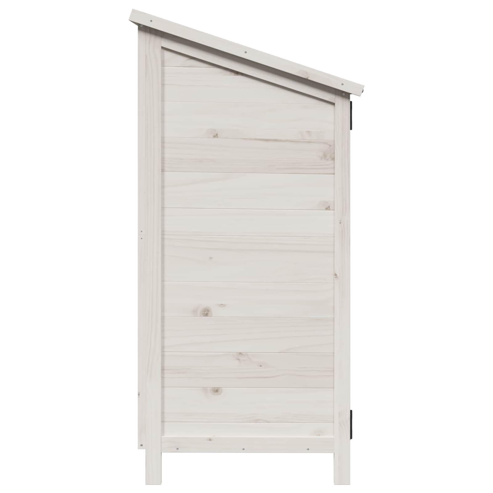 Capanno da Giardino con tetto Bianco 106,5 x 56 x 113,5 cm