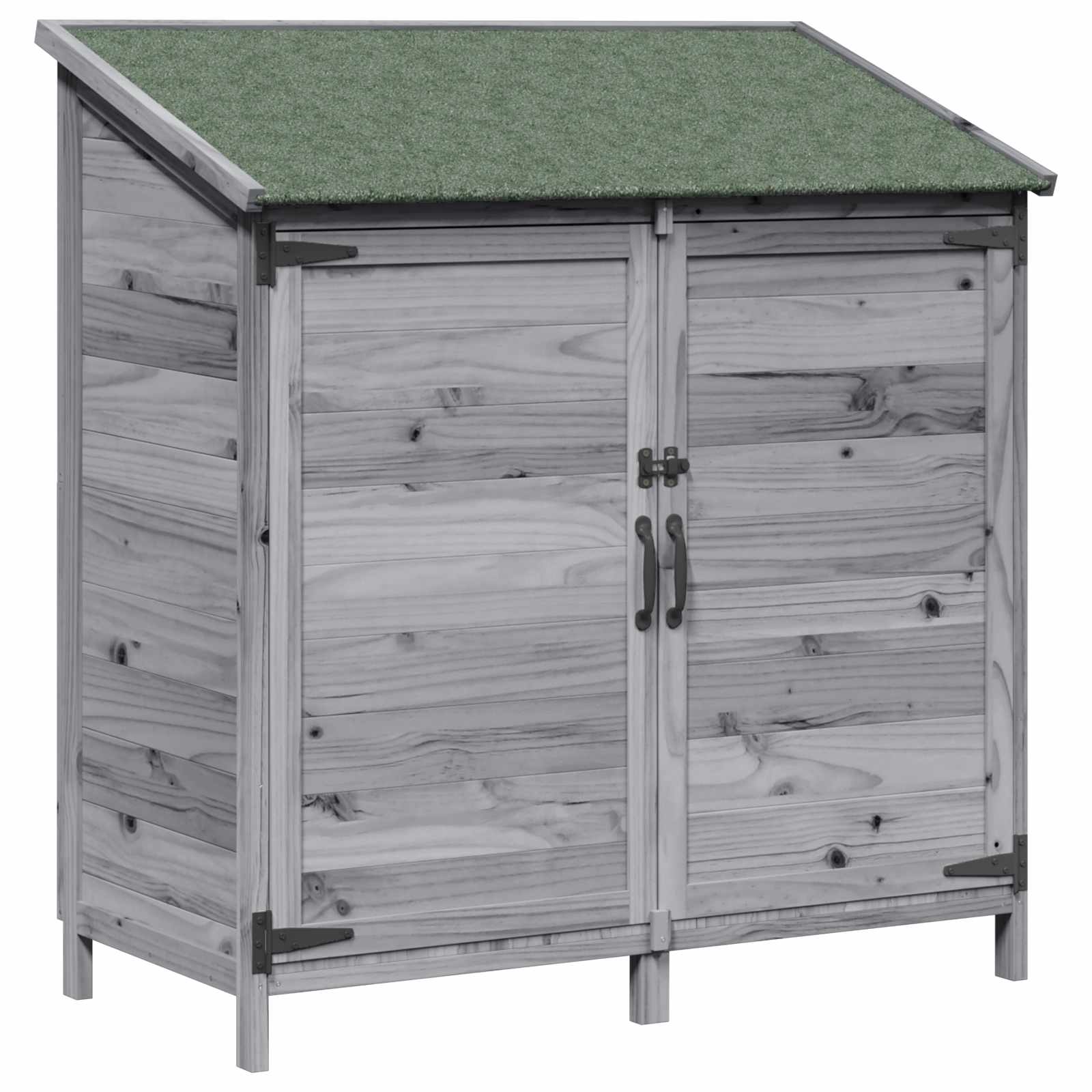 Capanno da Giardino con tetto Grigio 106,5 x 56 x 113,5 cm
