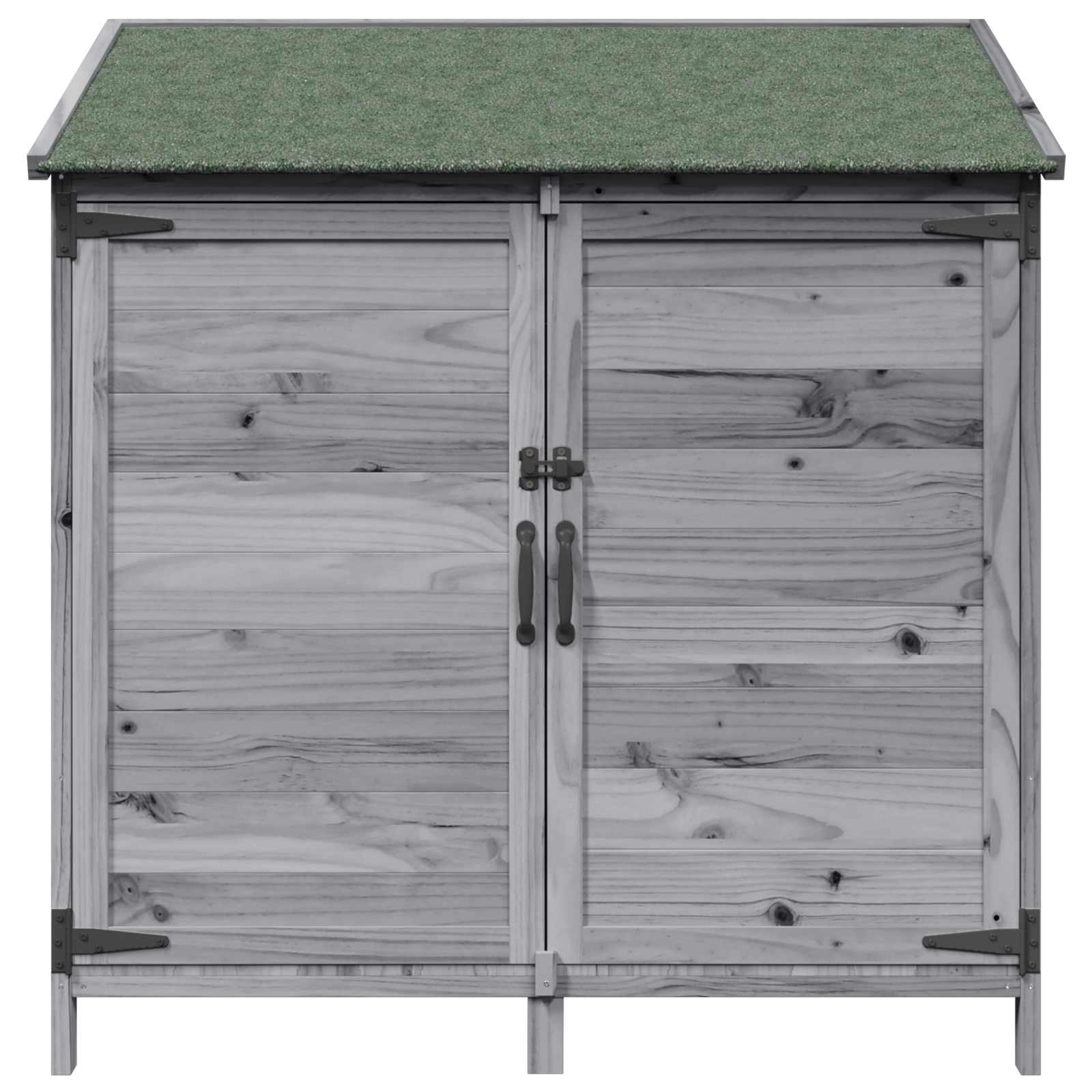 Capanno da Giardino con tetto Grigio 106,5 x 56 x 113,5 cm