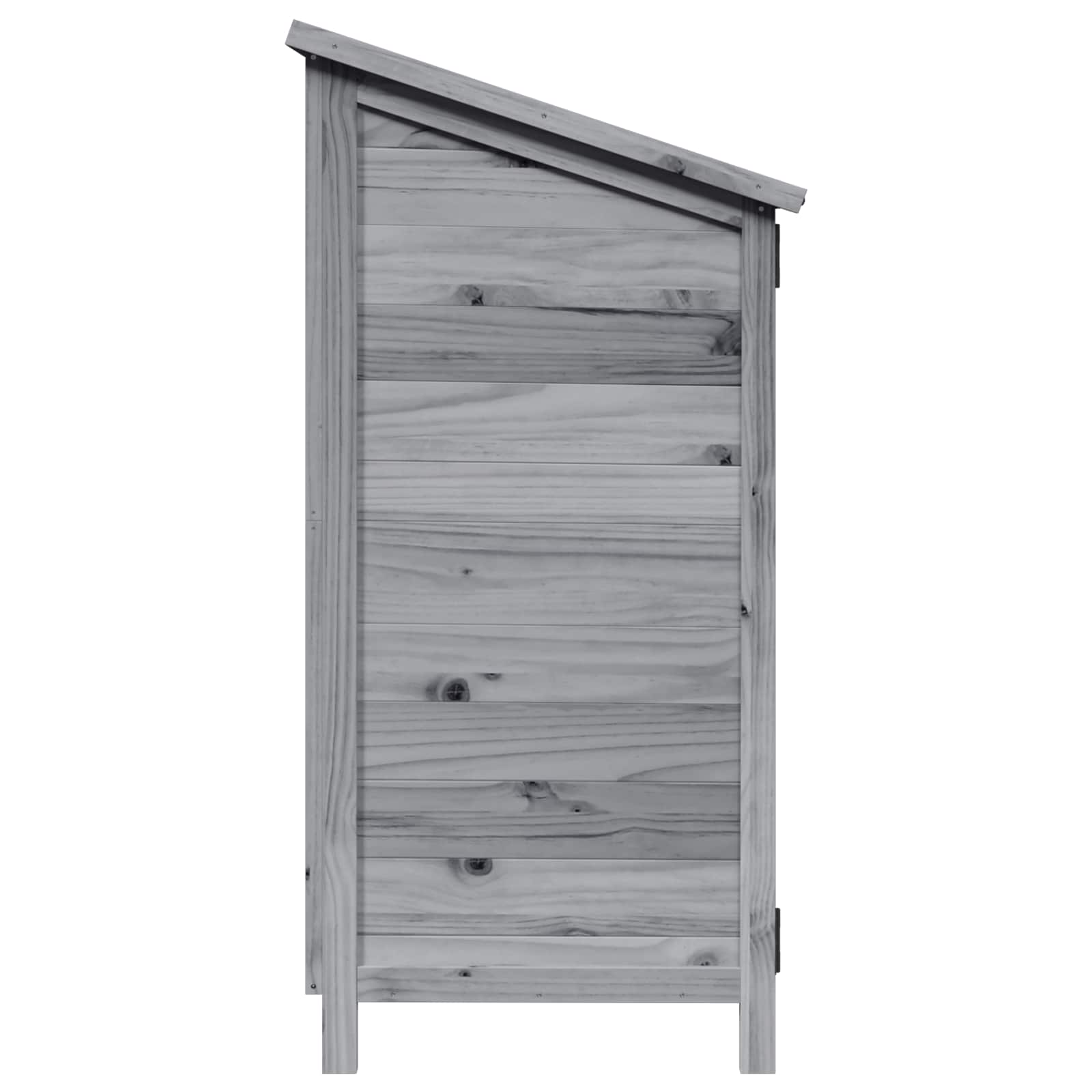 Capanno da Giardino con tetto Grigio 106,5 x 56 x 113,5 cm