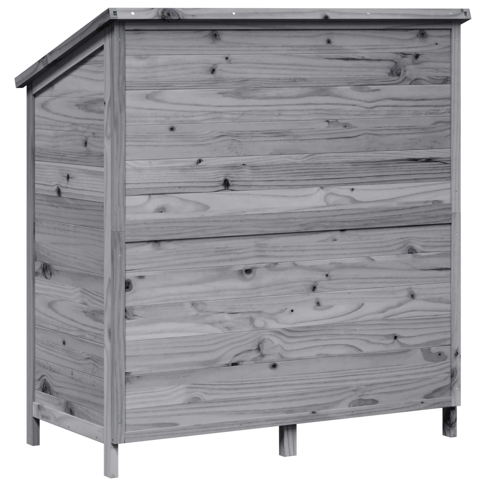 Capanno da Giardino con tetto Grigio 106,5 x 56 x 113,5 cm
