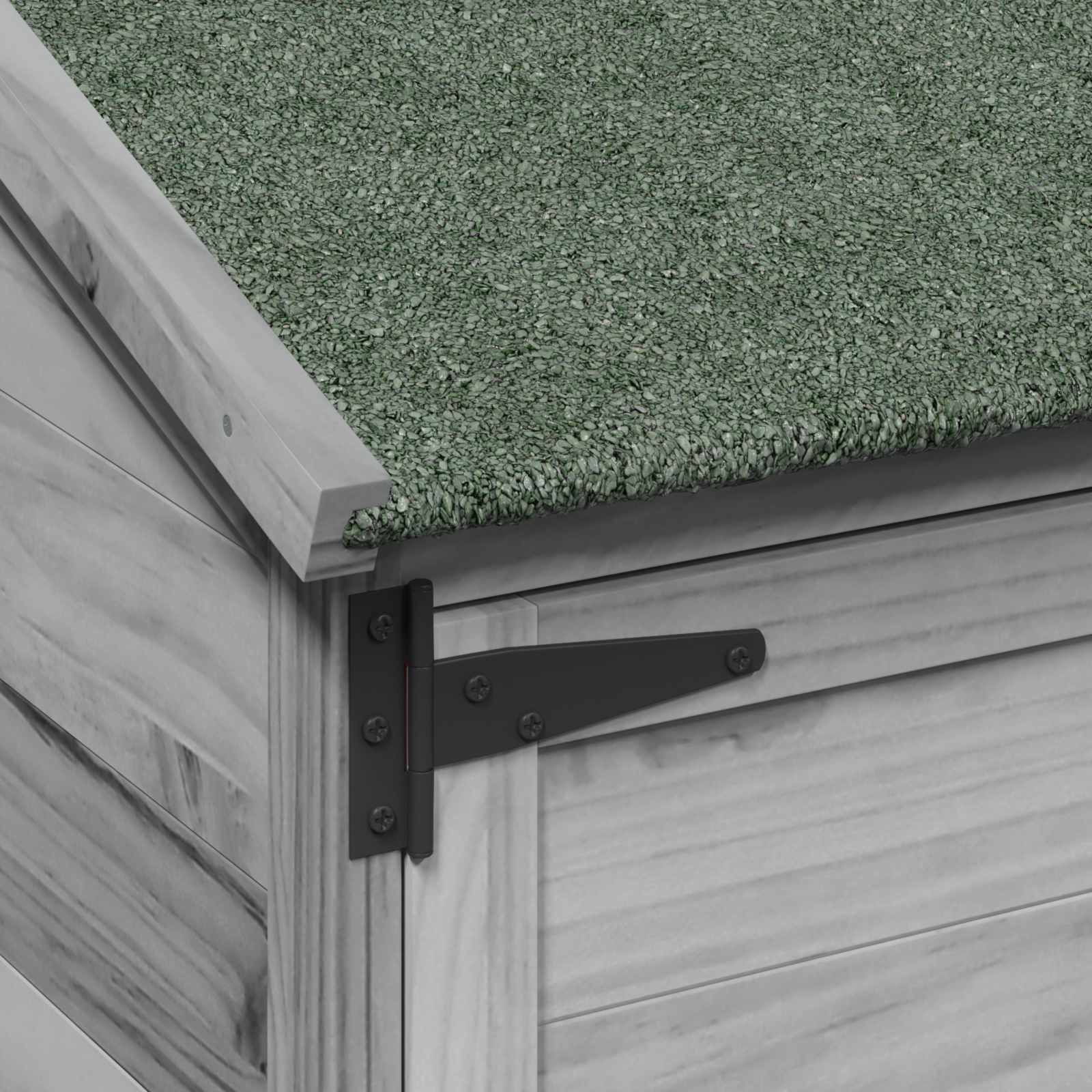 Capanno da Giardino con tetto Grigio 106,5 x 56 x 113,5 cm