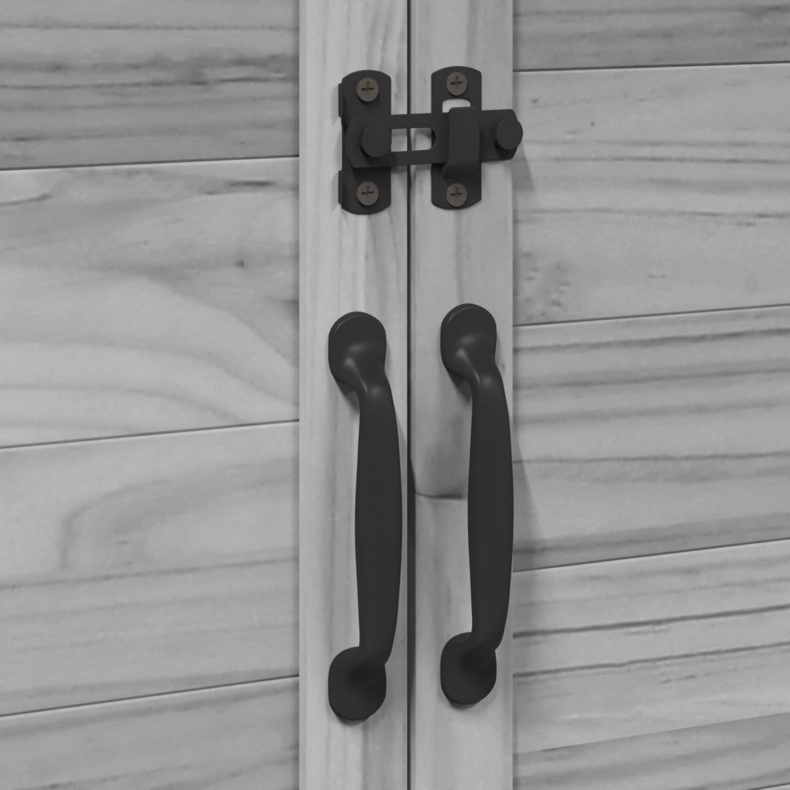 Capanno da Giardino con tetto Grigio 106,5 x 56 x 113,5 cm