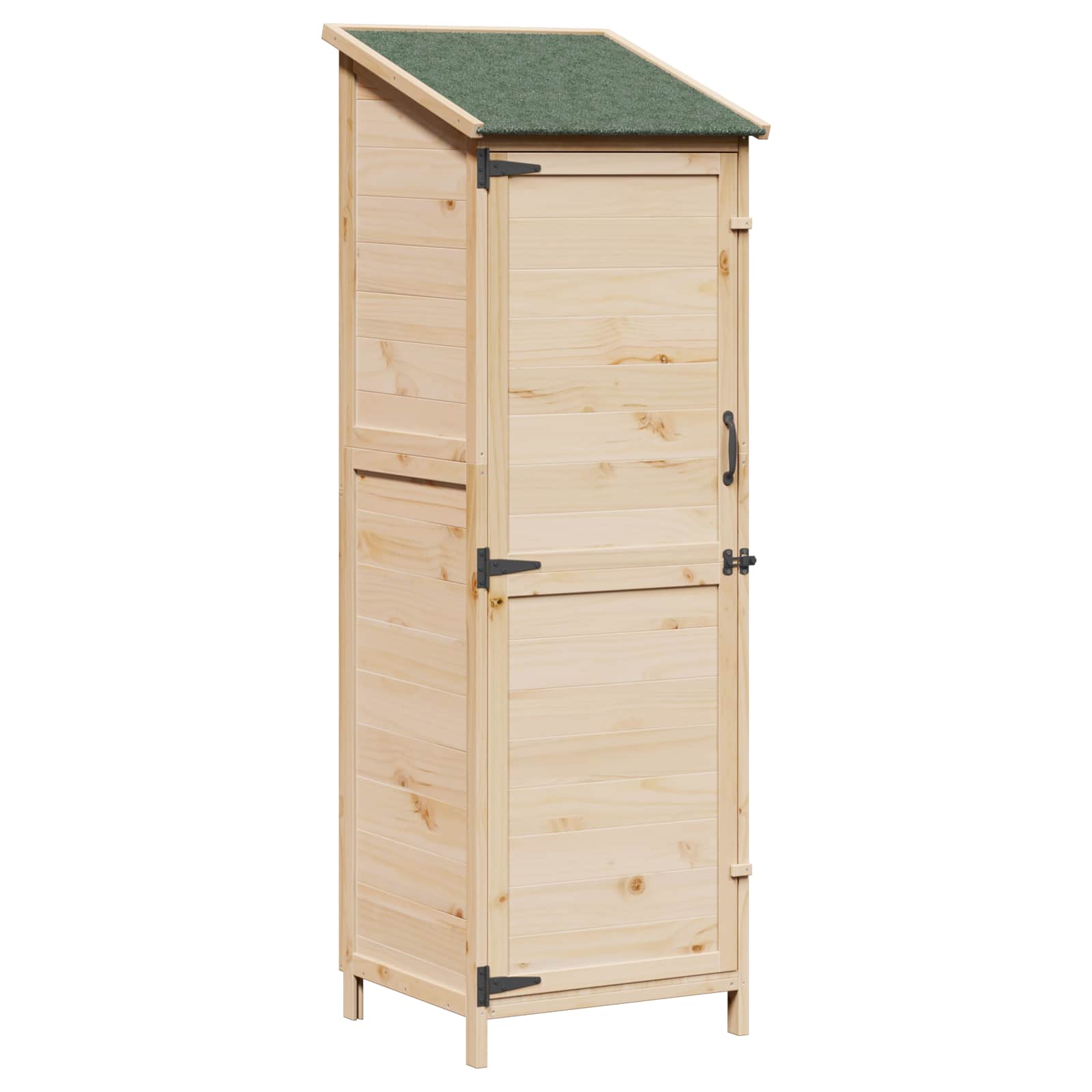 Capanno da Giardino con tetto Naturale 59,5 x 56 x 176,5 cm