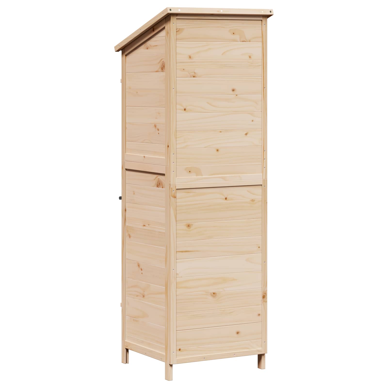 Capanno da Giardino con tetto Naturale 59,5 x 56 x 176,5 cm