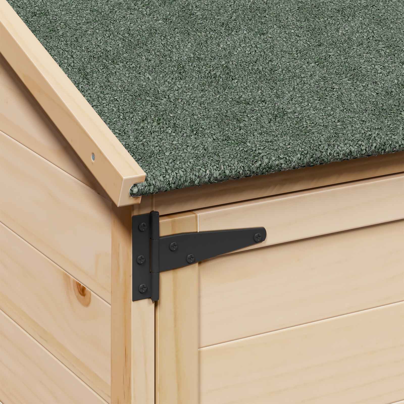 Capanno da Giardino con tetto Naturale 59,5 x 56 x 176,5 cm
