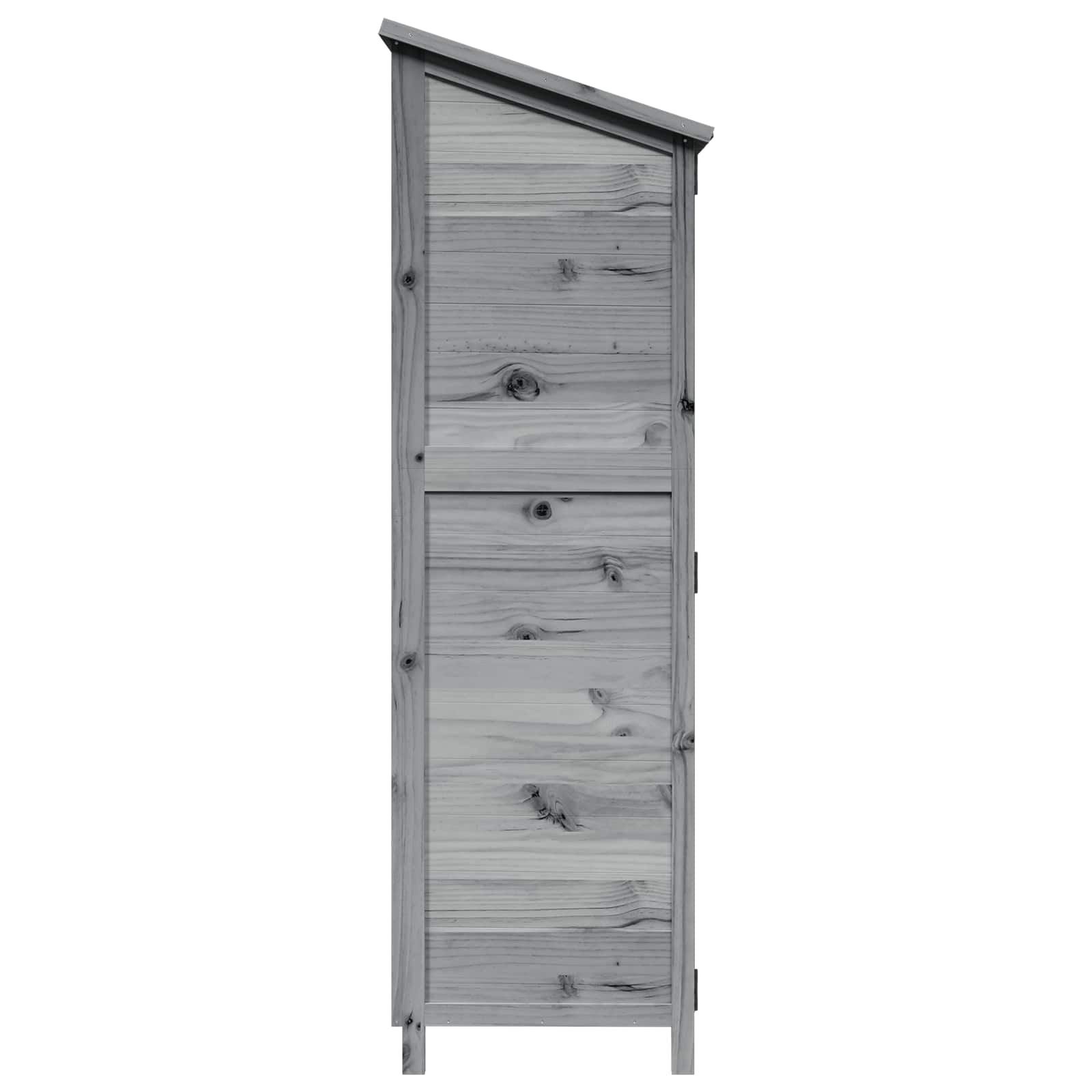 Capanno da Giardino con tetto Grigio 59,5 x 56 x 176,5 cm