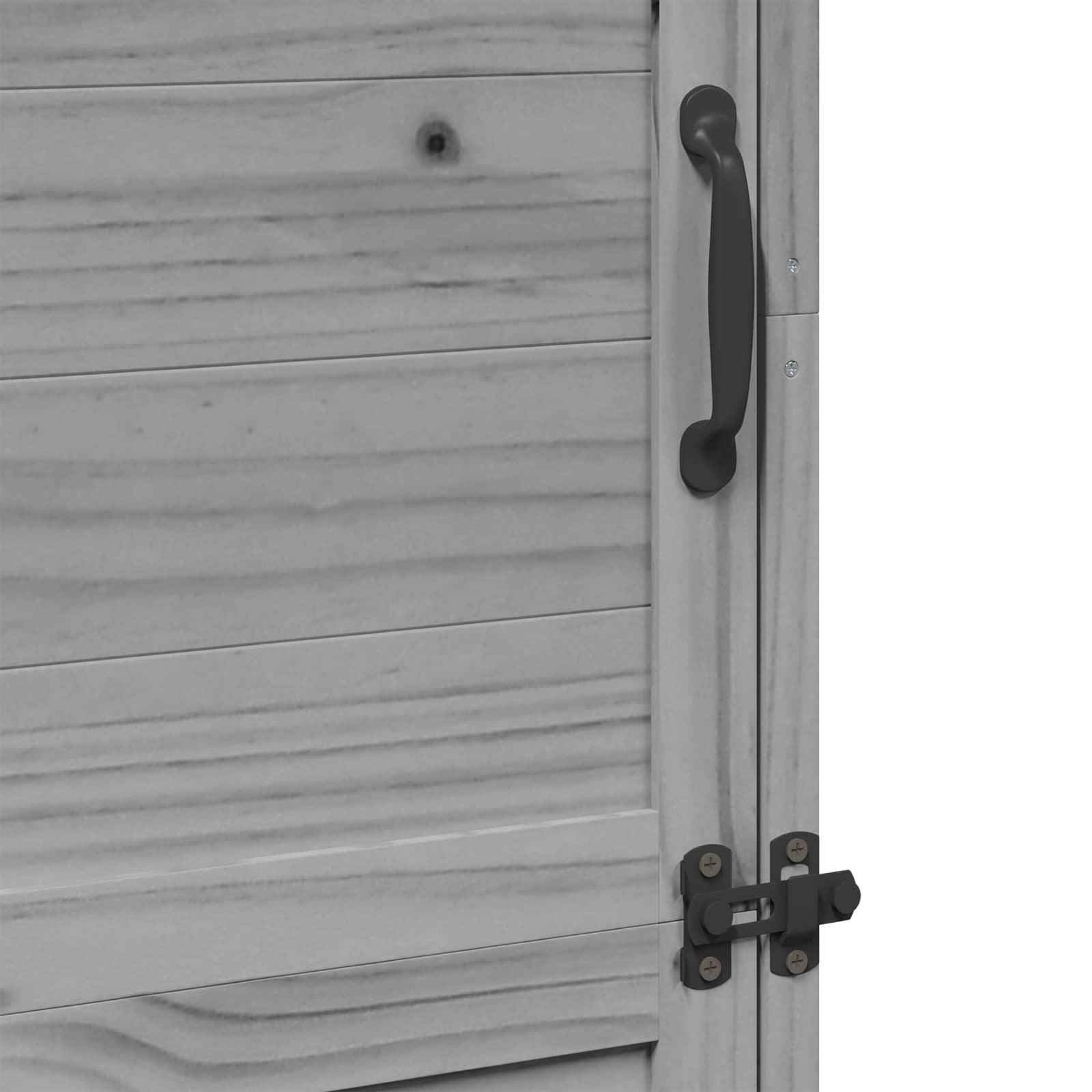 Capanno da Giardino con tetto Grigio 59,5 x 56 x 176,5 cm