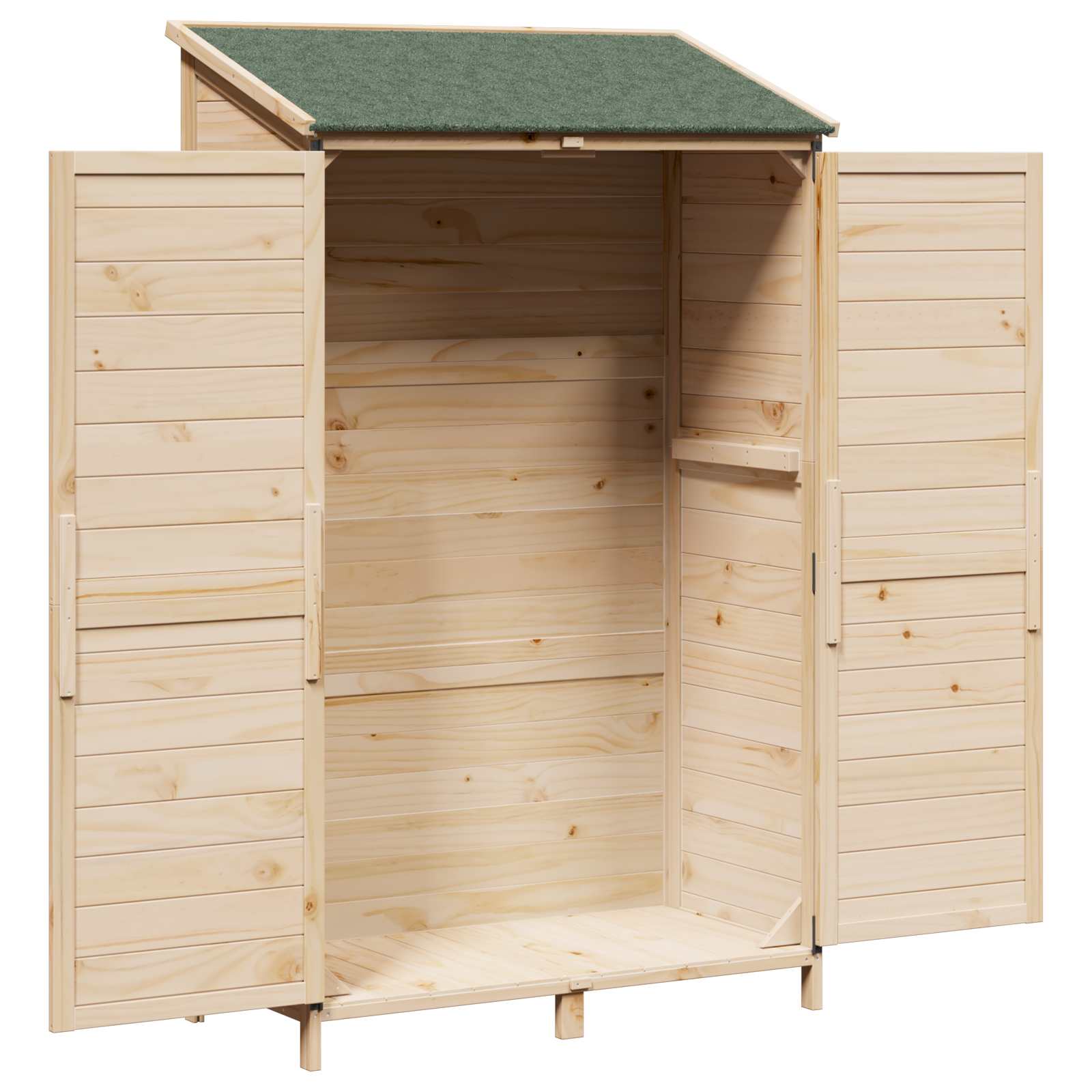 Capanno da Giardino con tetto Naturale 106,5 x 56 x 176 cm