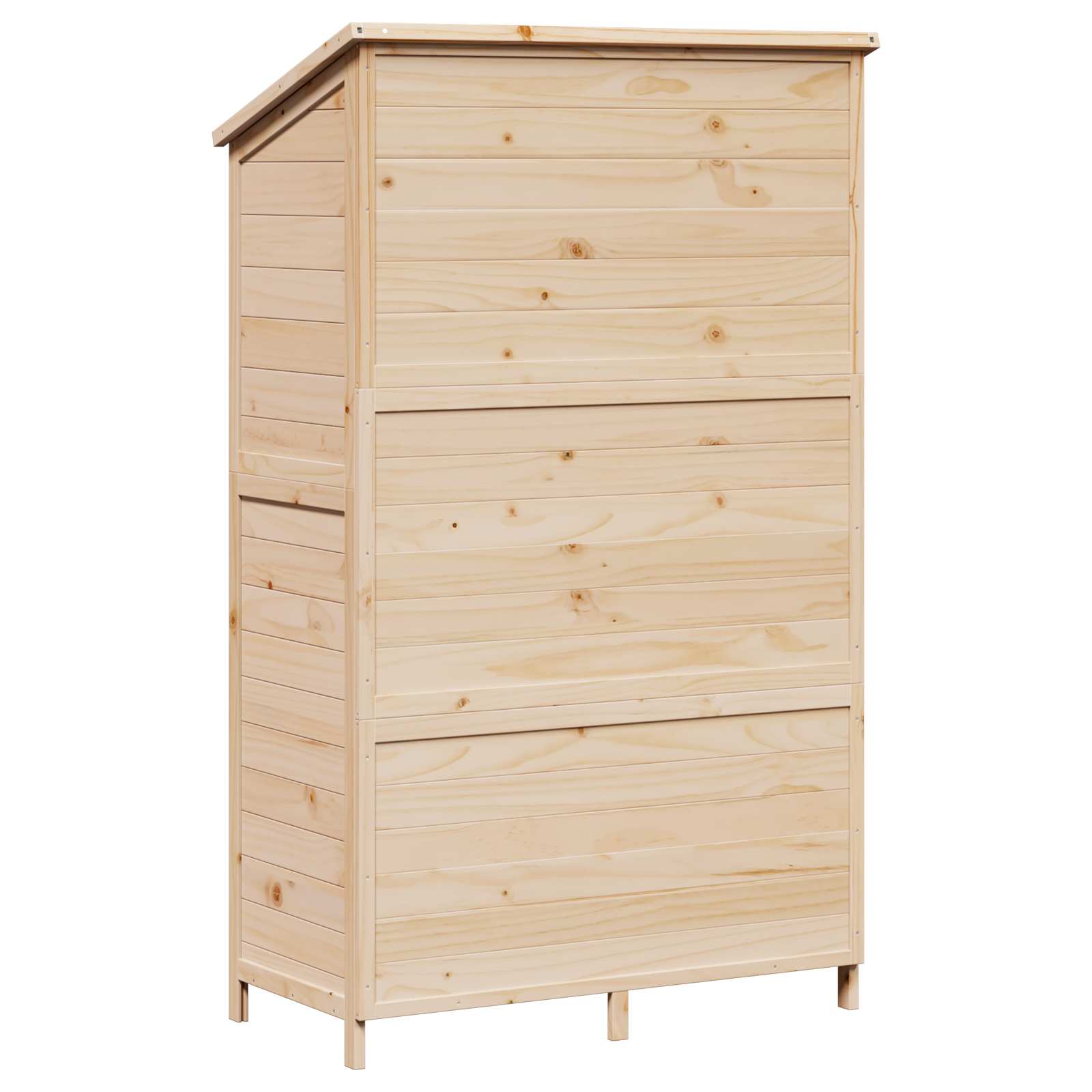 Capanno da Giardino con tetto Naturale 106,5 x 56 x 176 cm