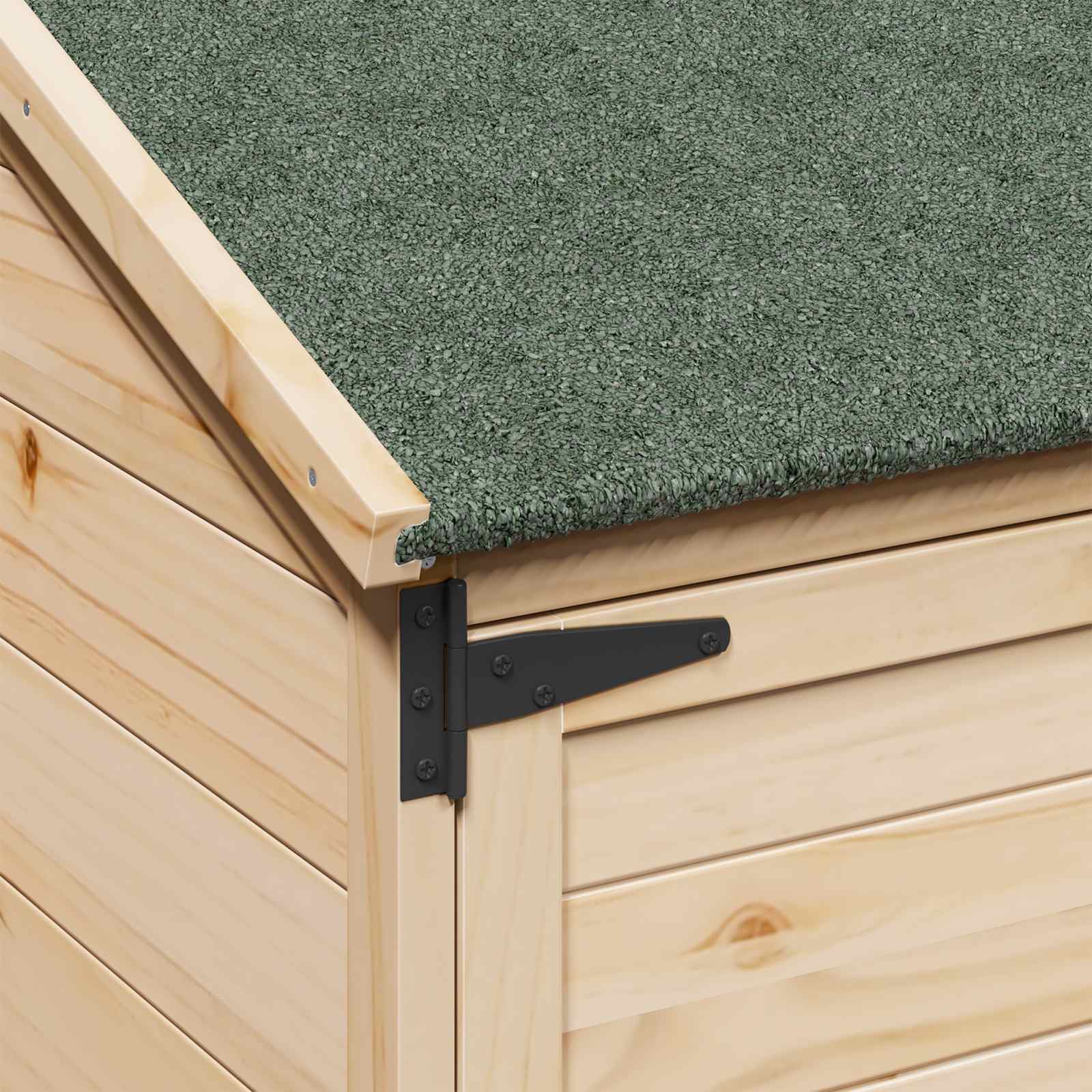 Capanno da Giardino con tetto Naturale 106,5 x 56 x 176 cm