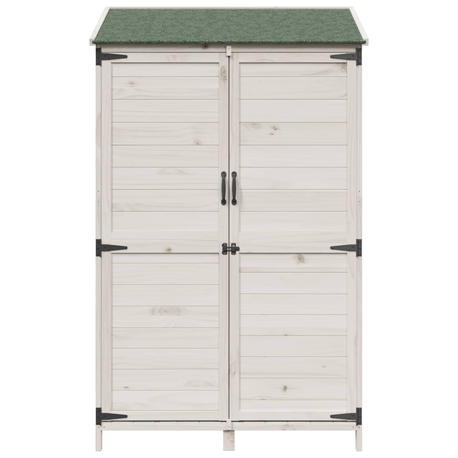 Capanno da Giardino con tetto Bianco 106,5 x 56 x 176 cm