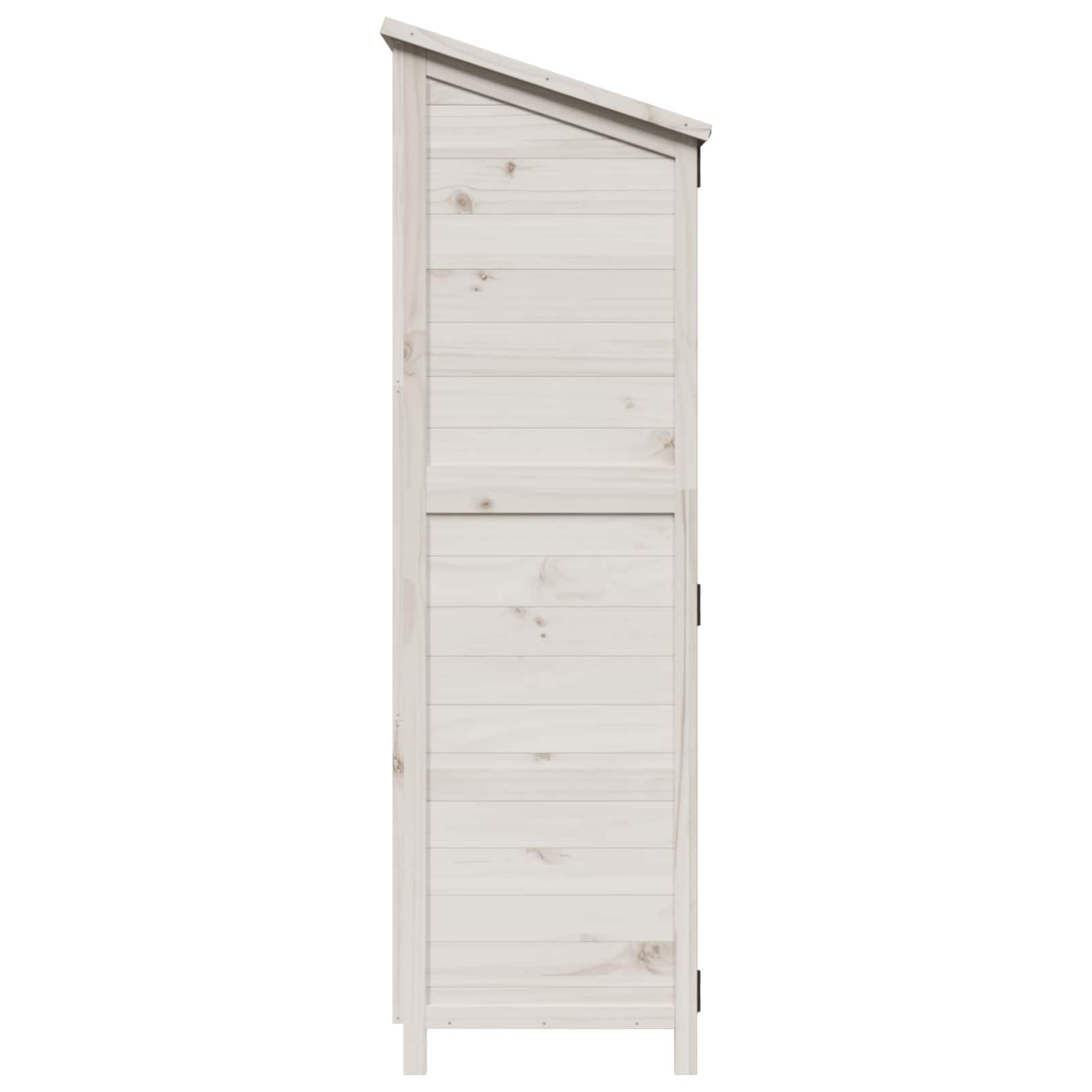 Capanno da Giardino con tetto Bianco 106,5 x 56 x 176 cm