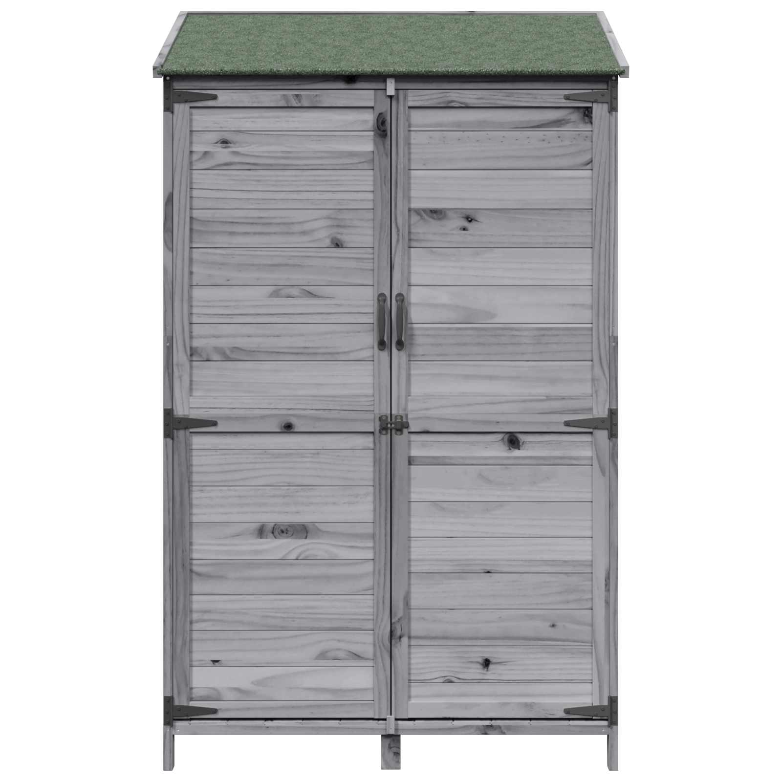Capanno da Giardino con tetto Grigio 106,5 x 56 x 176 cm