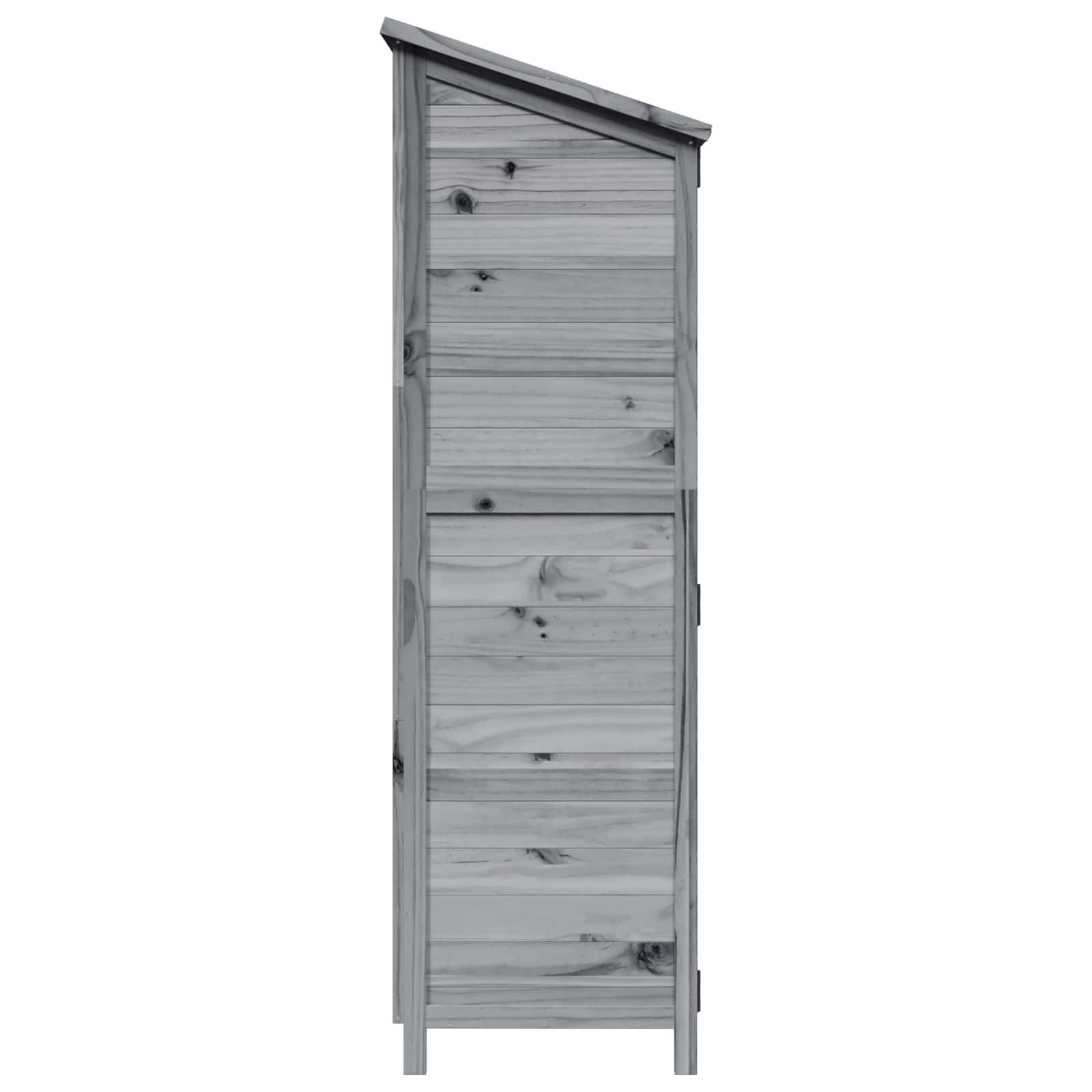 Capanno da Giardino con tetto Grigio 106,5 x 56 x 176 cm
