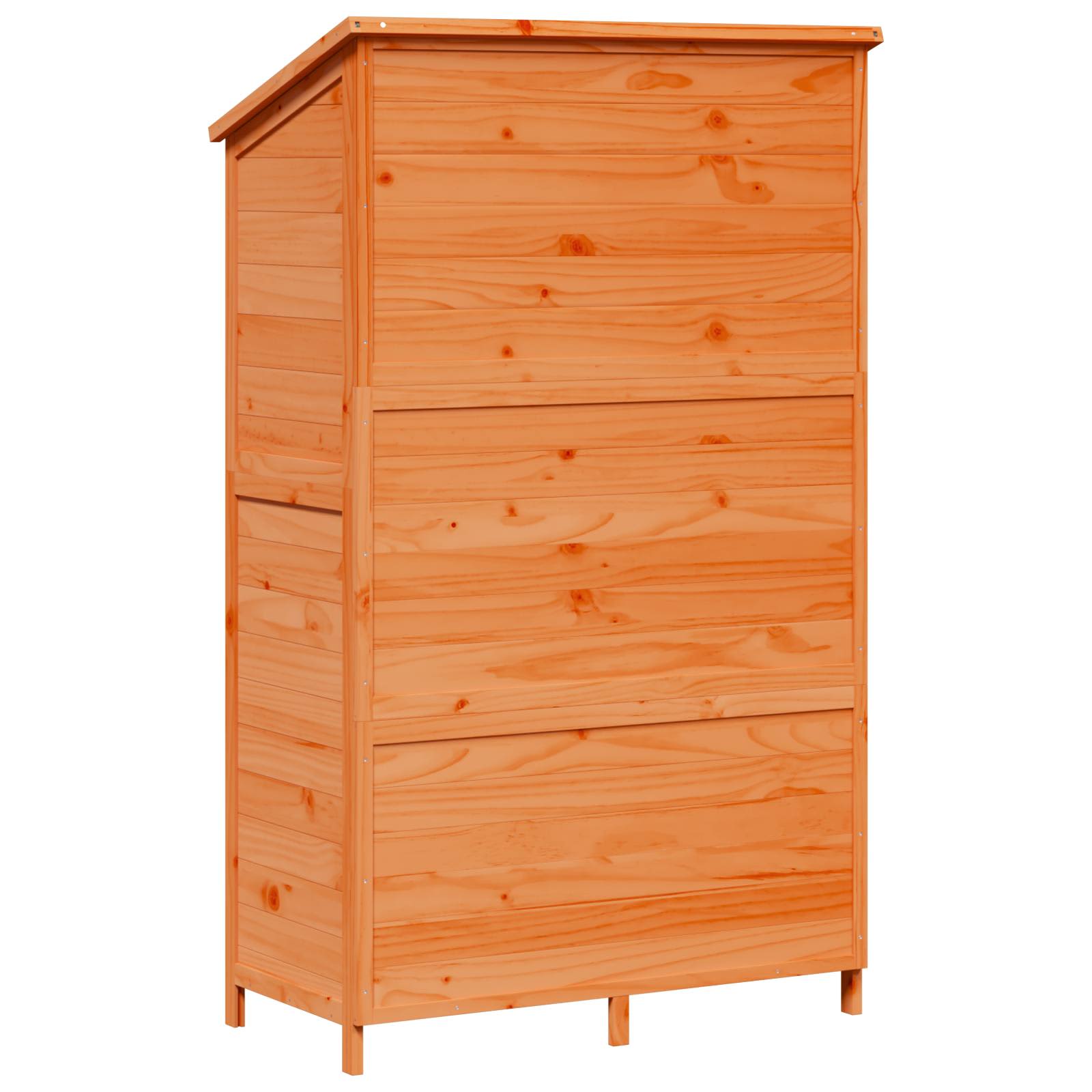 Capanno da Giardino con tetto Marrone 106,5 x 56 x 176 cm