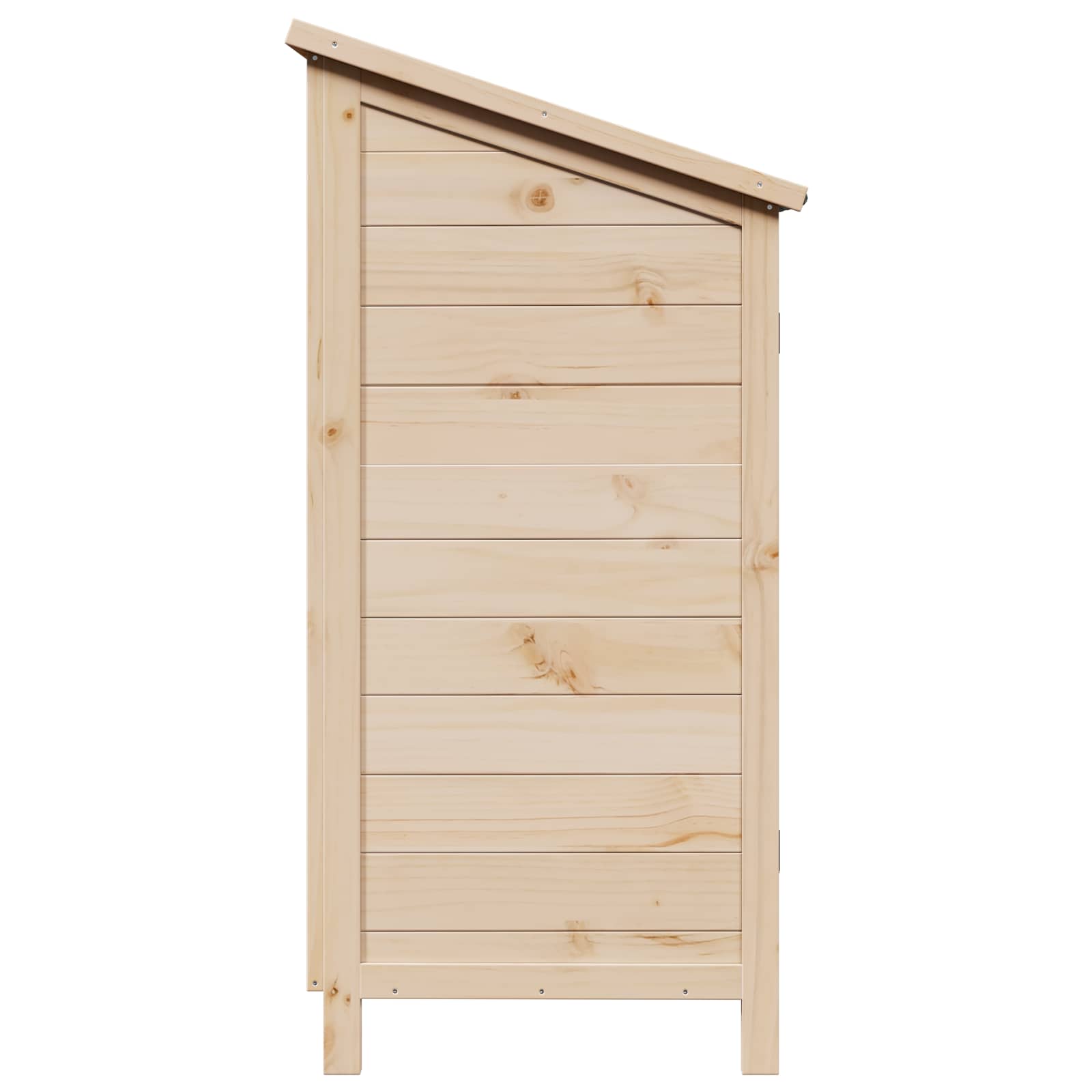 Capanno da Giardino con tetto Naturale 59 x 56 x 113,5 cm