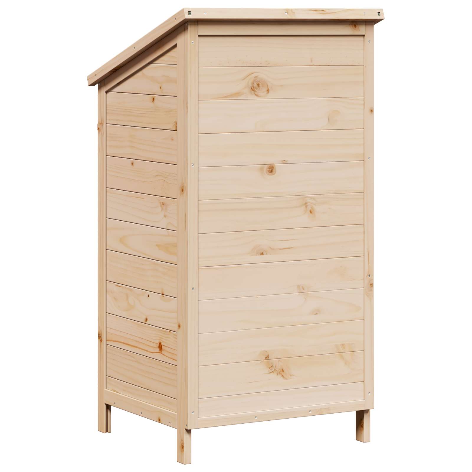Capanno da Giardino con tetto Naturale 59 x 56 x 113,5 cm