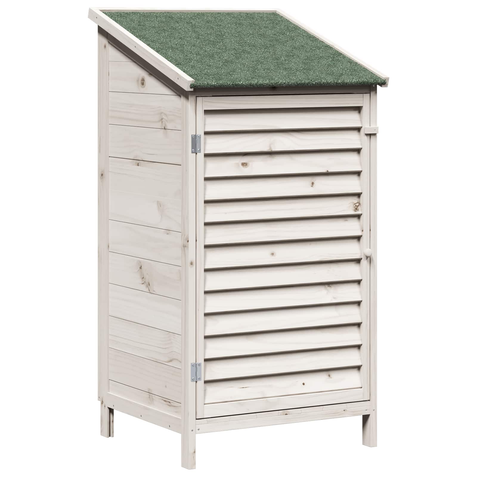 Capanno da Giardino con tetto Bianco 59 x 56 x 113,5 cm