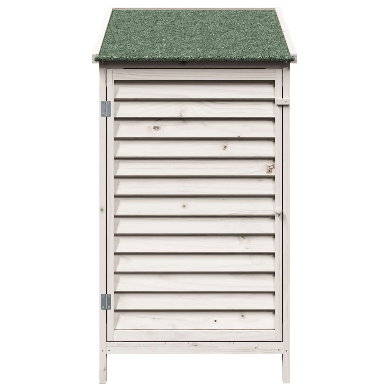 Capanno da Giardino con tetto Bianco 59 x 56 x 113,5 cm