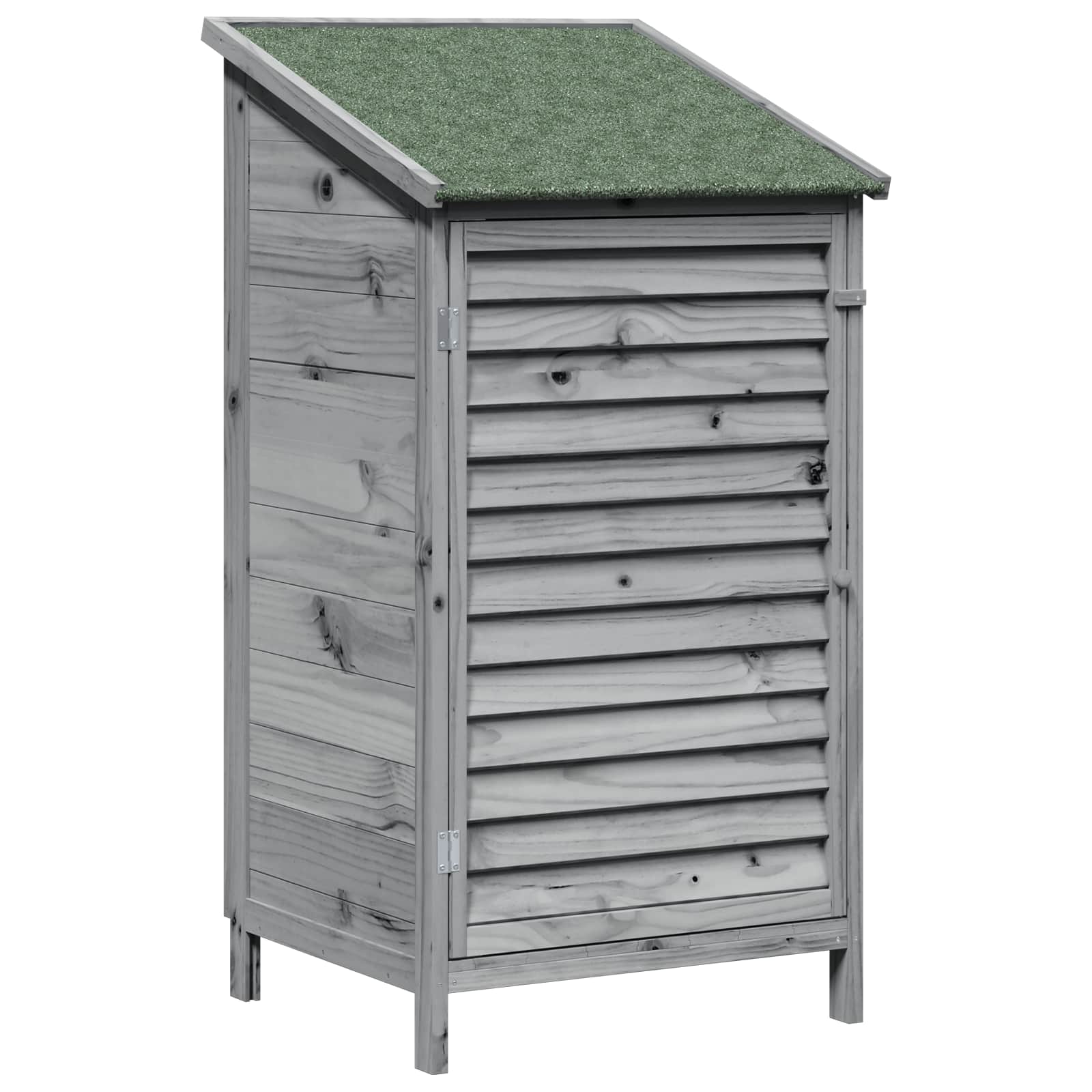 Capanno da Giardino con tetto Grigio 59 x 56 x 113,5 cm