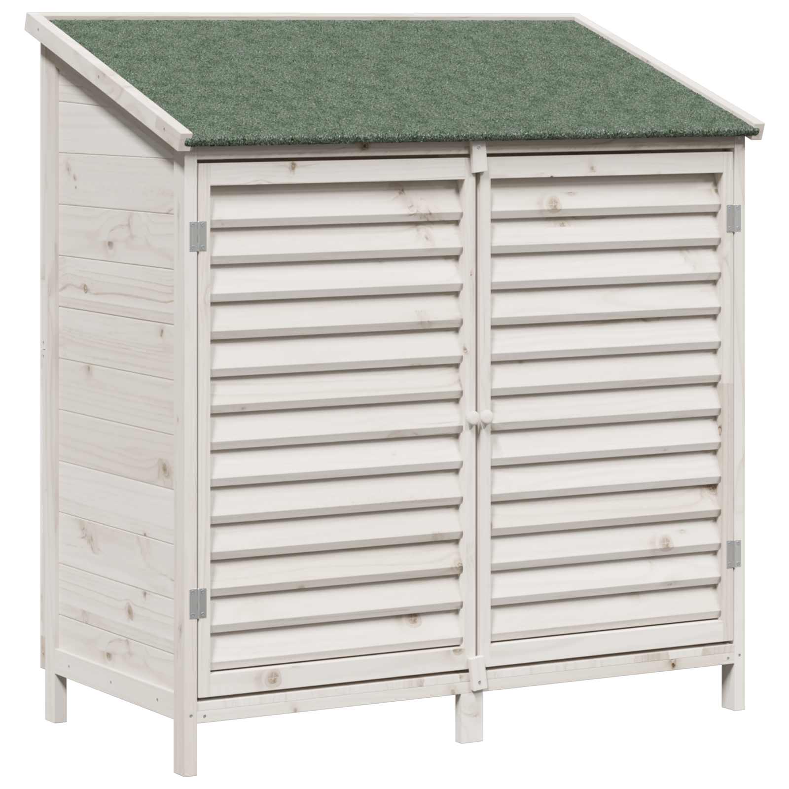 Capanno da Giardino con tetto Bianco 106 x 56 x 113,5 cm