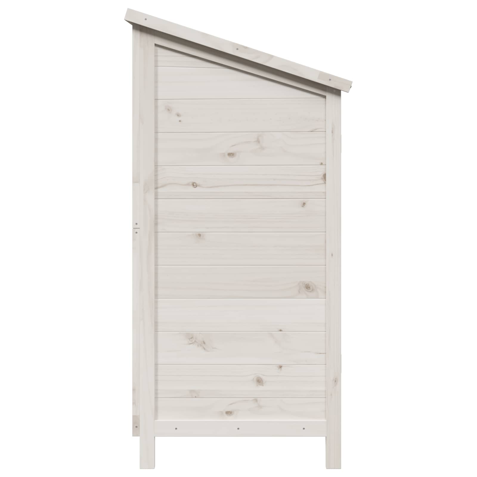Capanno da Giardino con tetto Bianco 106 x 56 x 113,5 cm
