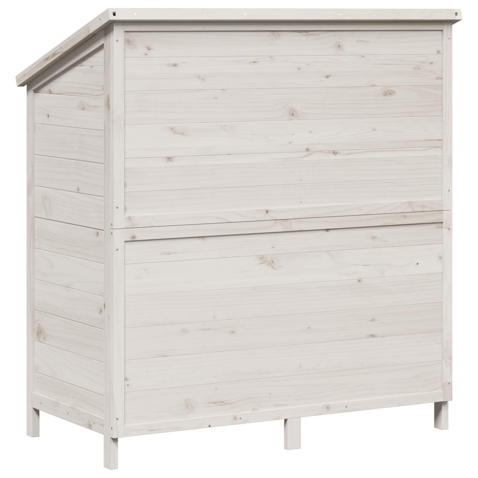 Capanno da Giardino con tetto Bianco 106 x 56 x 113,5 cm