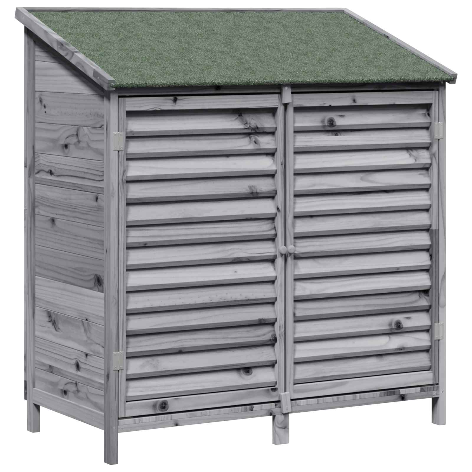 Capanno da Giardino con tetto Grigio 106 x 56 x 113,5 cm