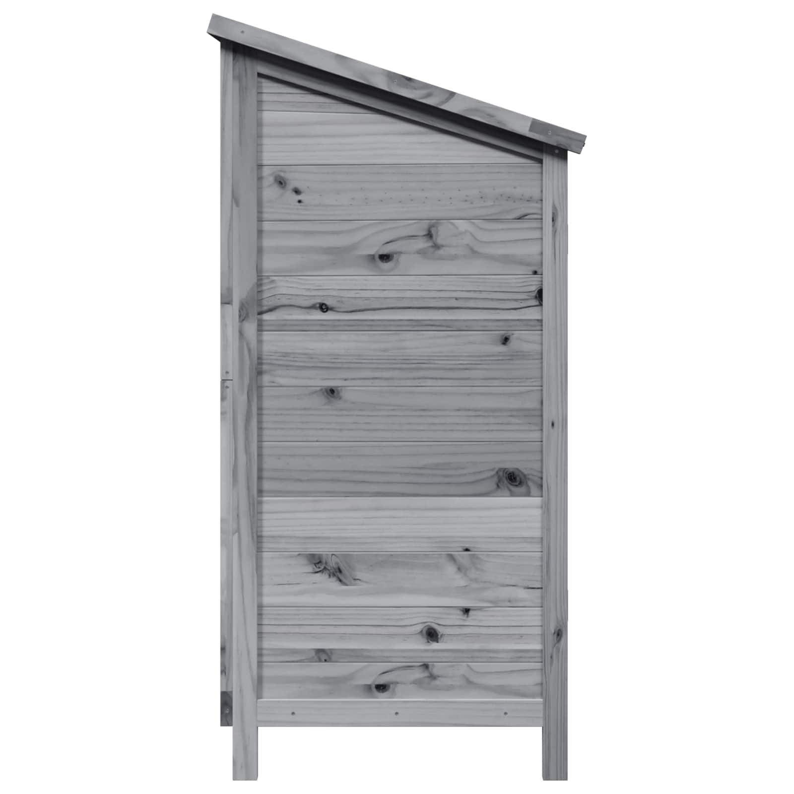 Capanno da Giardino con tetto Grigio 106 x 56 x 113,5 cm