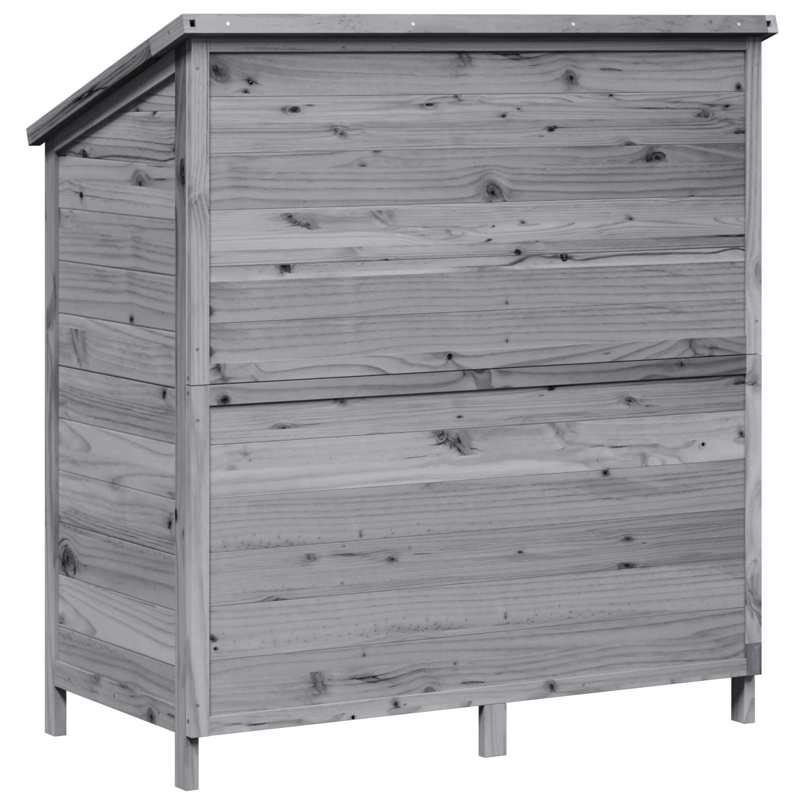 Capanno da Giardino con tetto Grigio 106 x 56 x 113,5 cm
