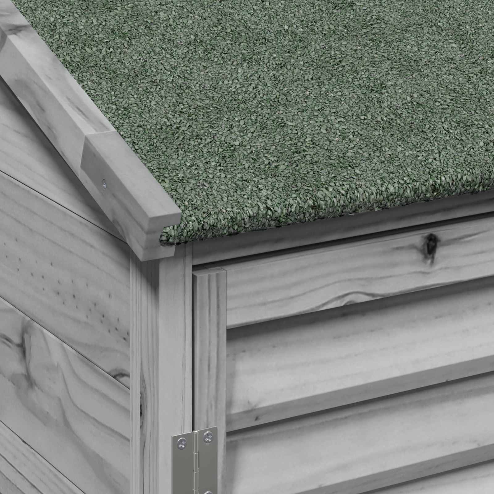 Capanno da Giardino con tetto Grigio 106 x 56 x 113,5 cm
