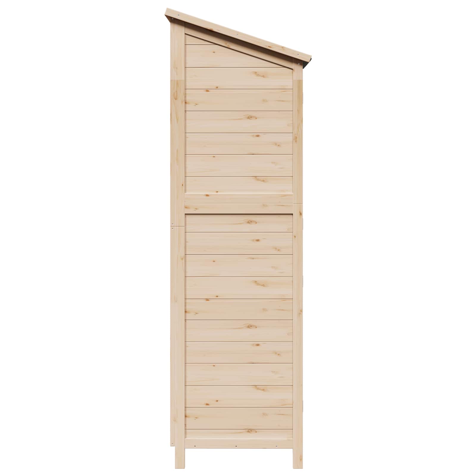 Capanno da Giardino con tetto Naturale 59 x 56 x 176 cm