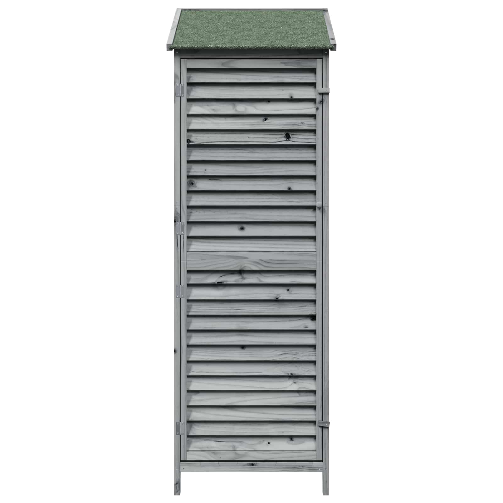 Capanno da Giardino con tetto Grigio 59 x 56 x 176 cm