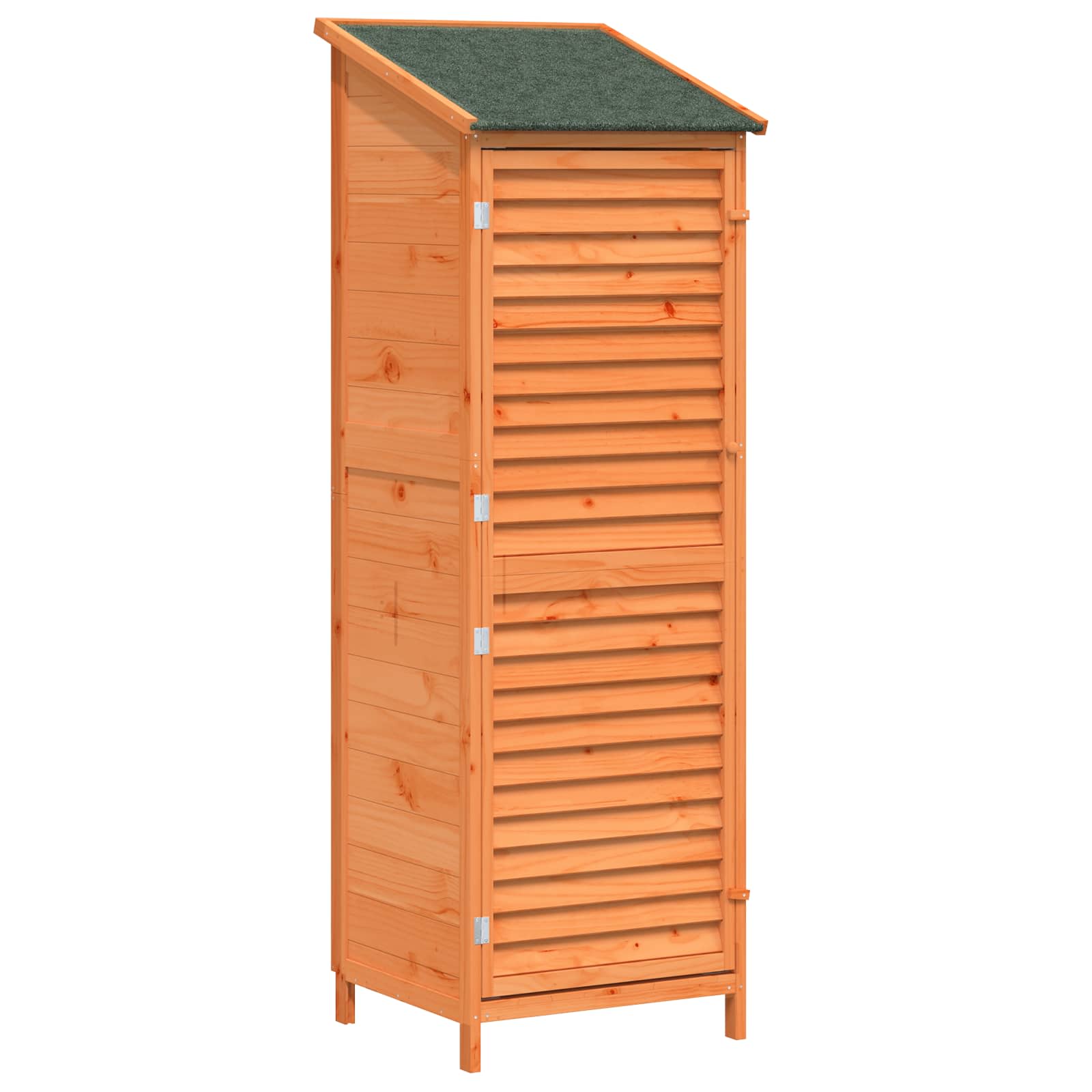 Capanno da Giardino con tetto Marrone 59 x 56 x 176 cm