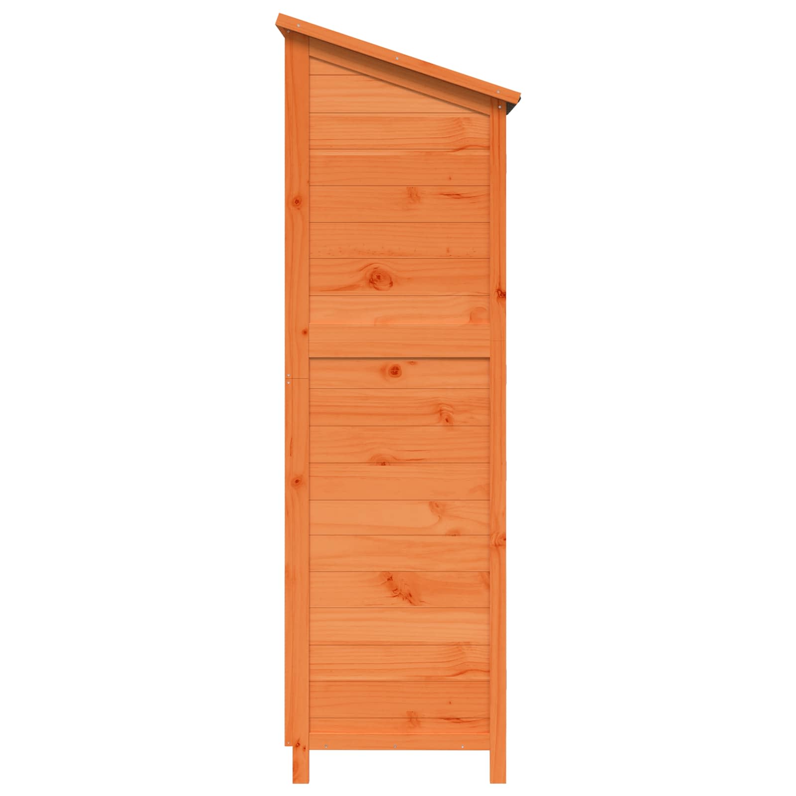 Capanno da Giardino con tetto Marrone 59 x 56 x 176 cm