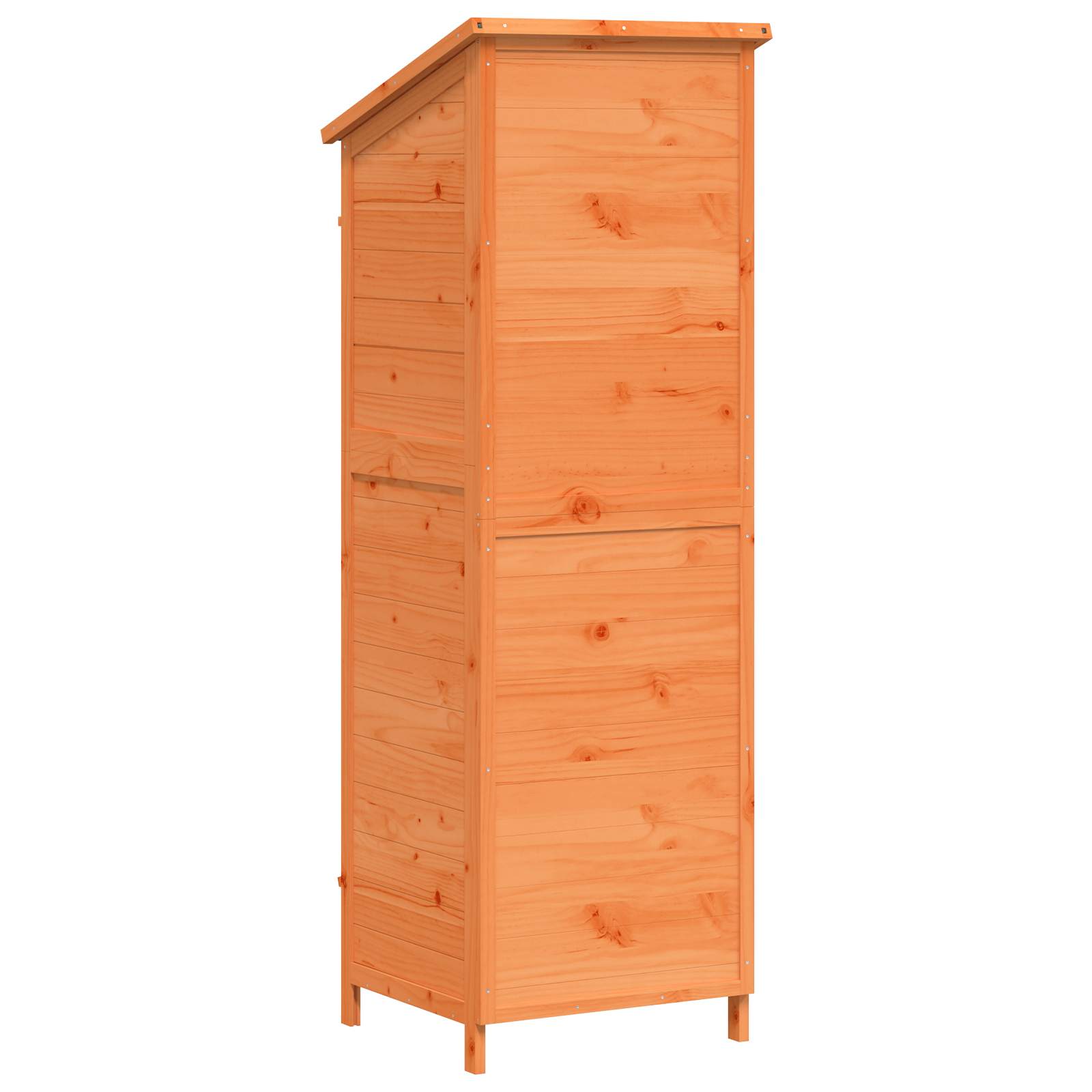 Capanno da Giardino con tetto Marrone 59 x 56 x 176 cm