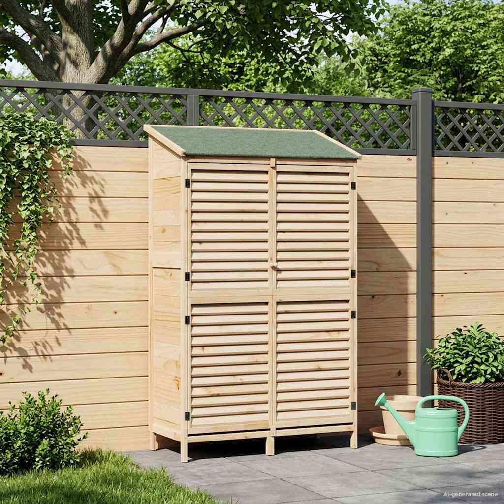 Capanno da Giardino con tetto Naturale 106 x 56 x 176,5 cm