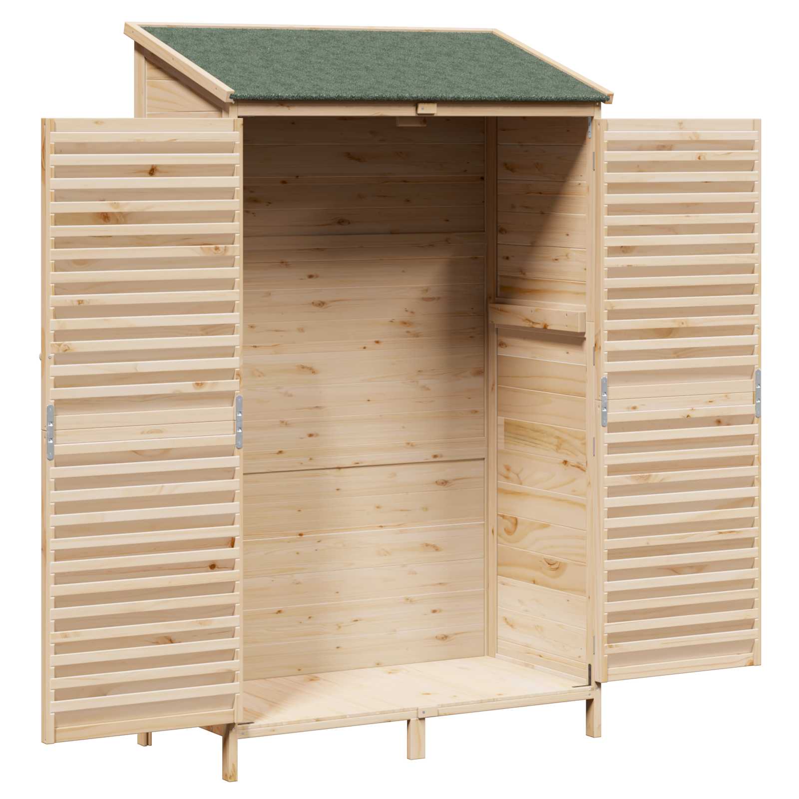 Capanno da Giardino con tetto Naturale 106 x 56 x 176,5 cm