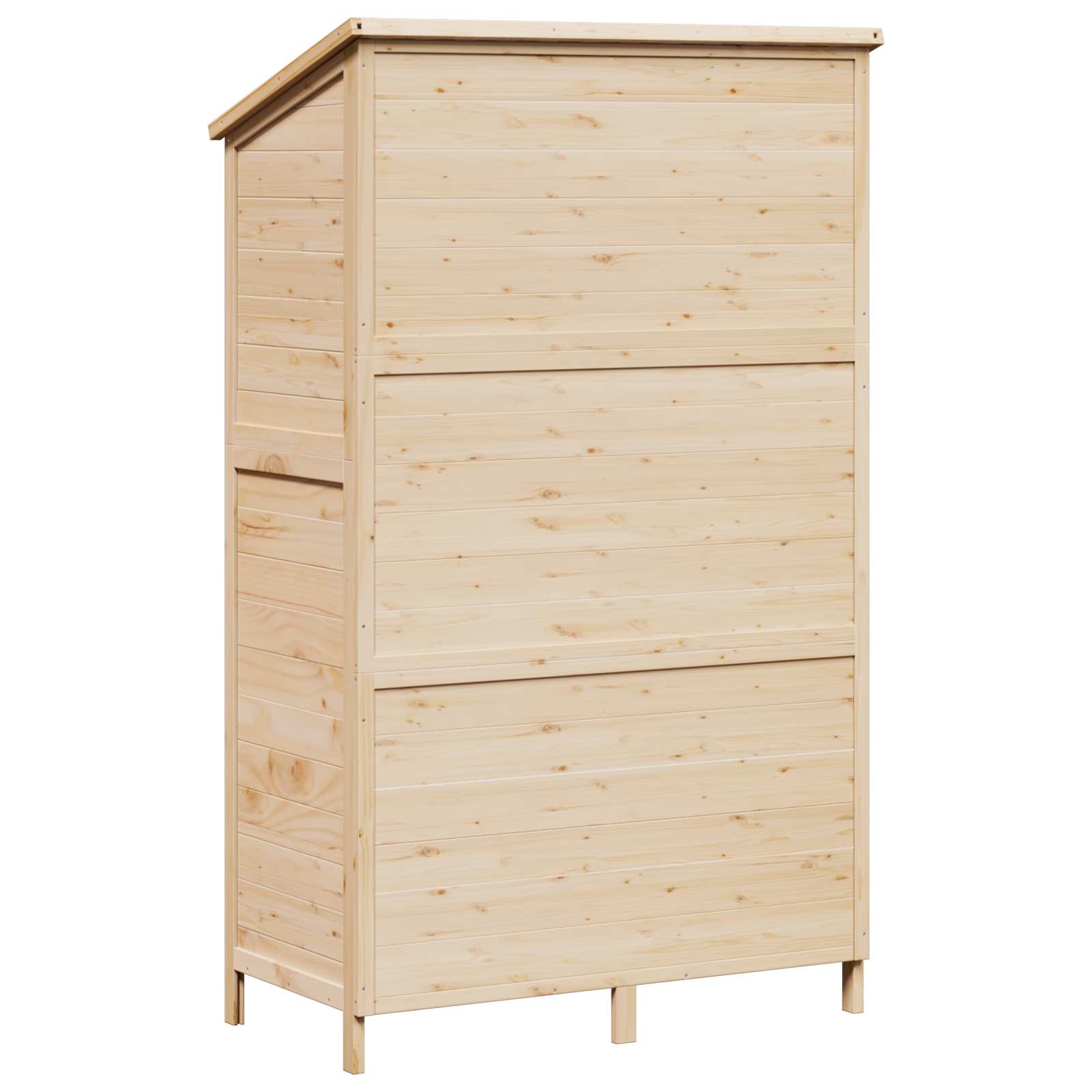 Capanno da Giardino con tetto Naturale 106 x 56 x 176,5 cm