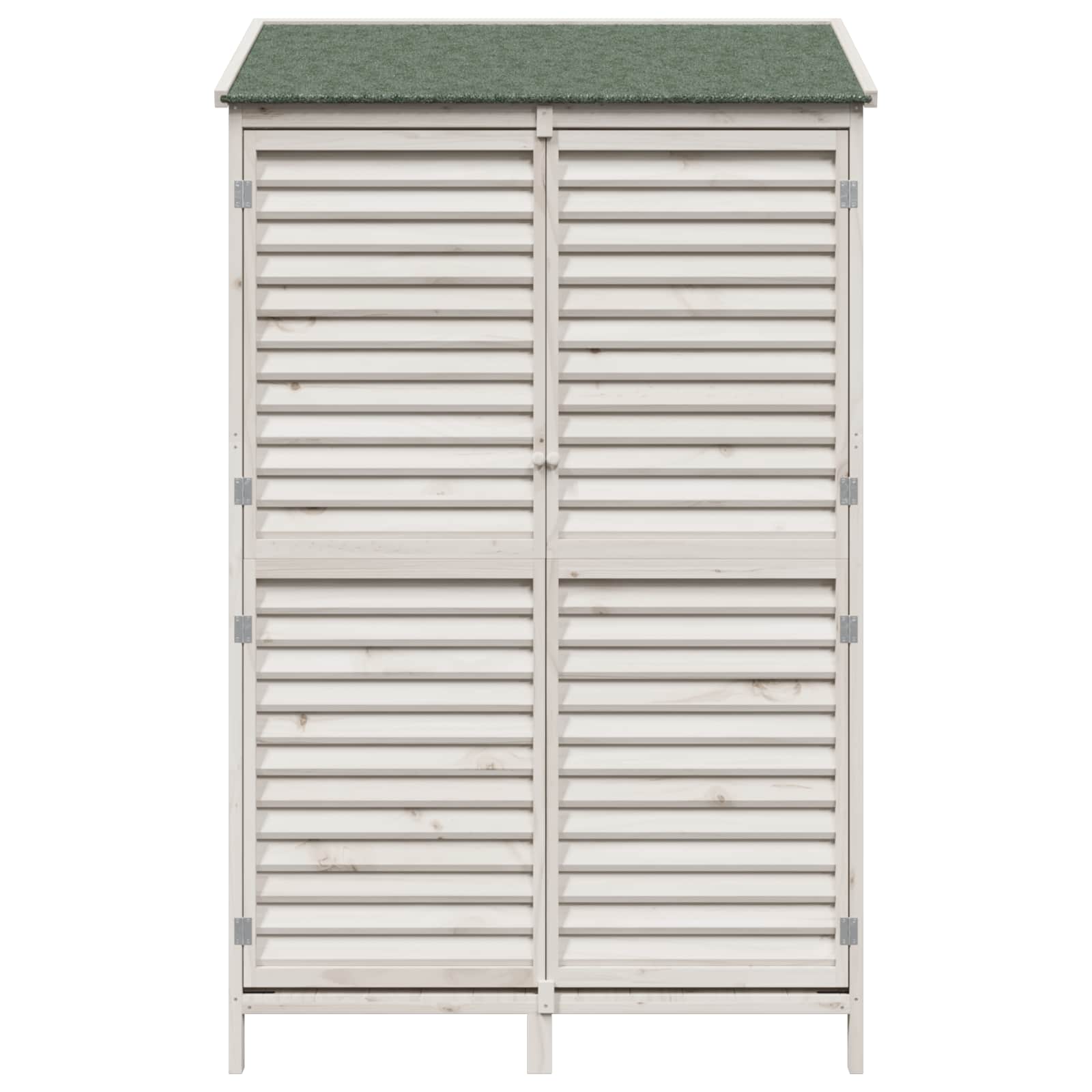 Capanno da Giardino con tetto Bianco 106 x 56 x 176,5 cm